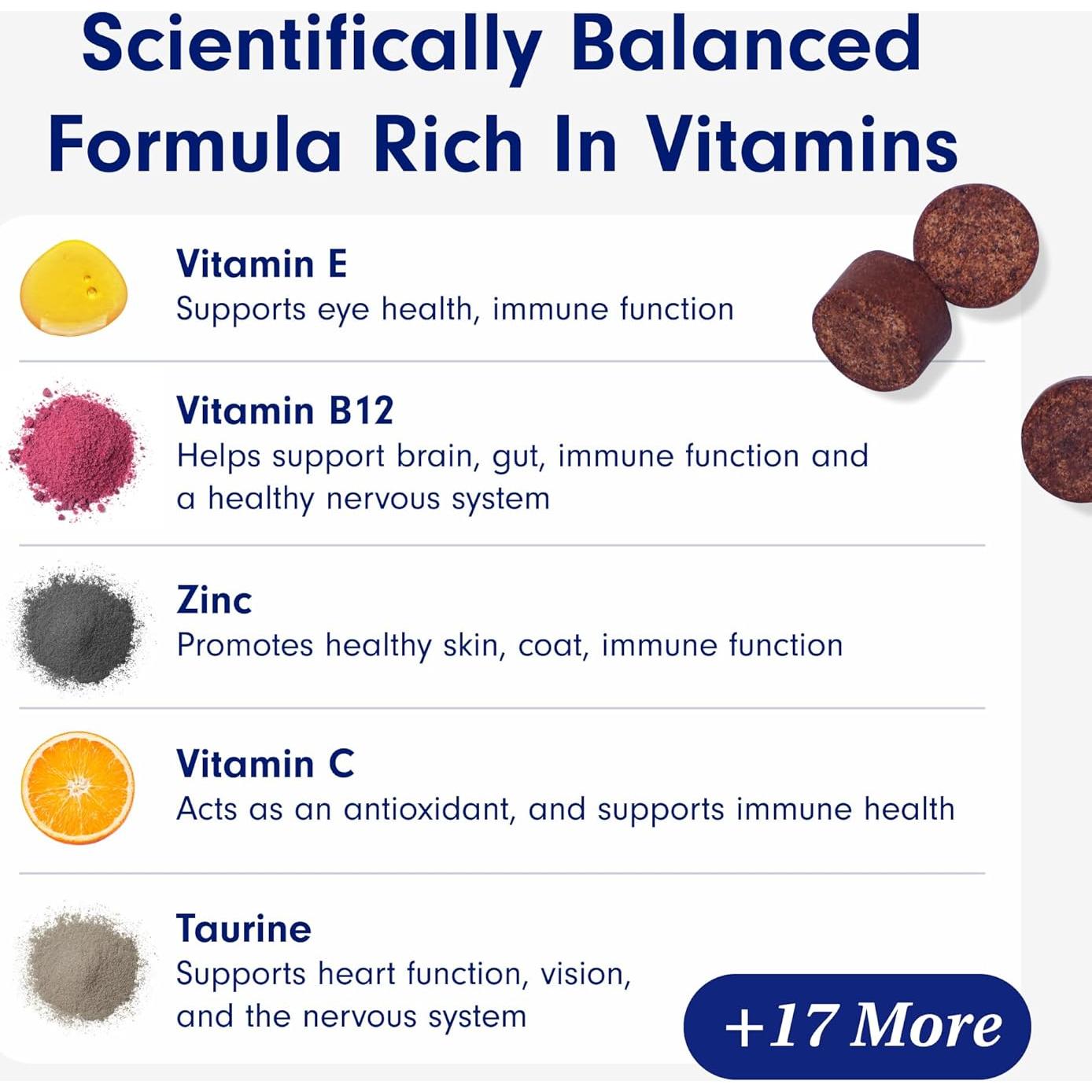 Multivitaminas Masticables para Perros PetLab Co. 22 en 1