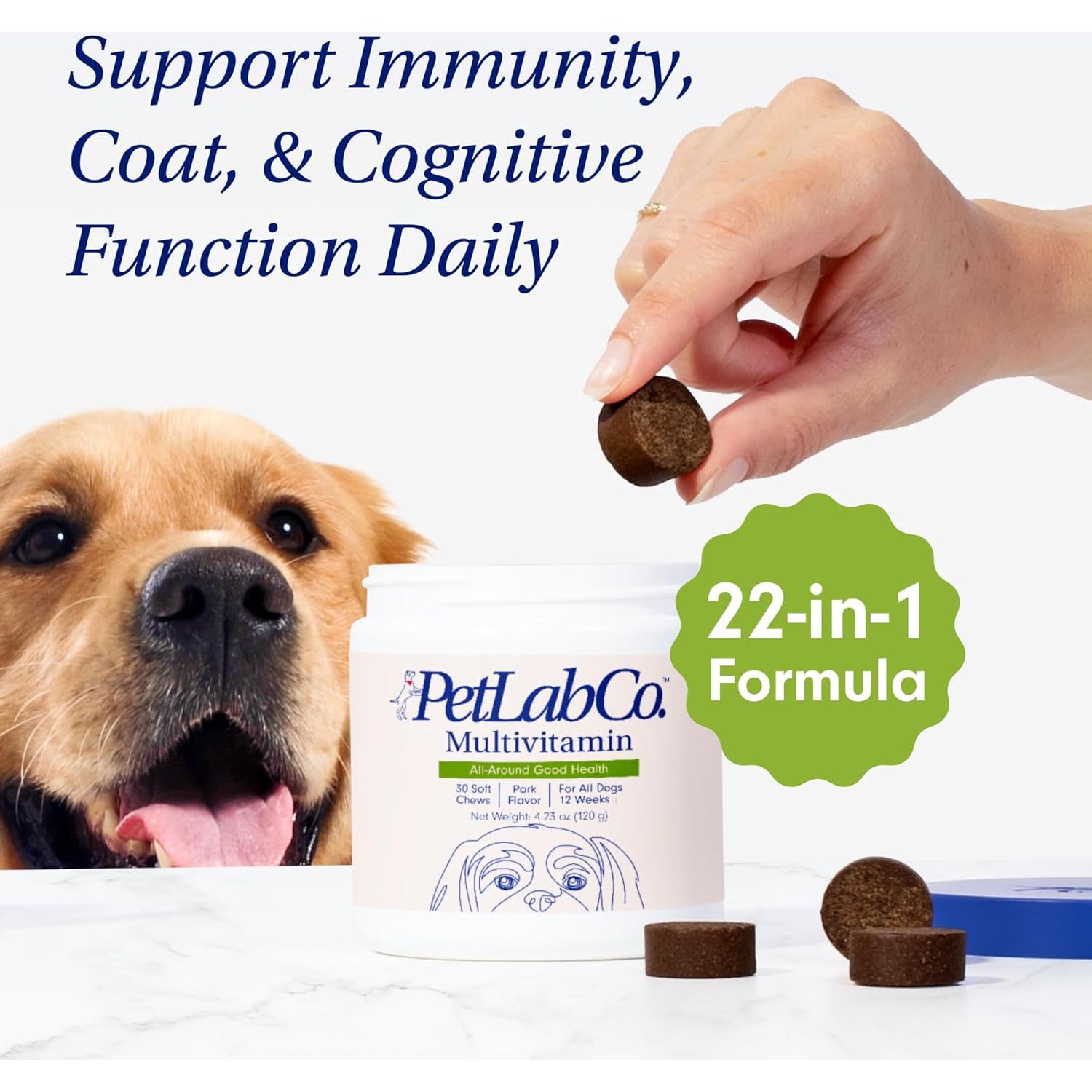 Multivitaminas Masticables para Perros PetLab Co. 22 en 1