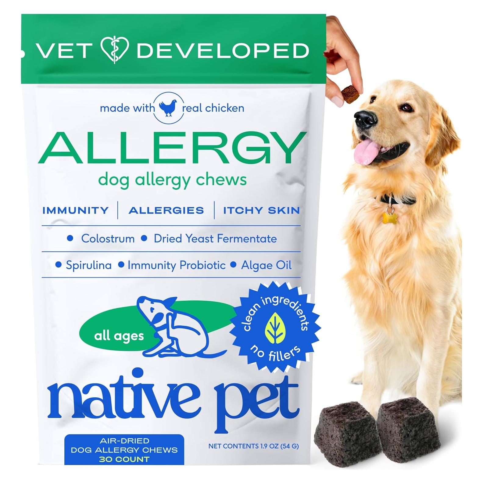 Masticables para Perros Native Pet - Alivio Alergias 30 Unidades