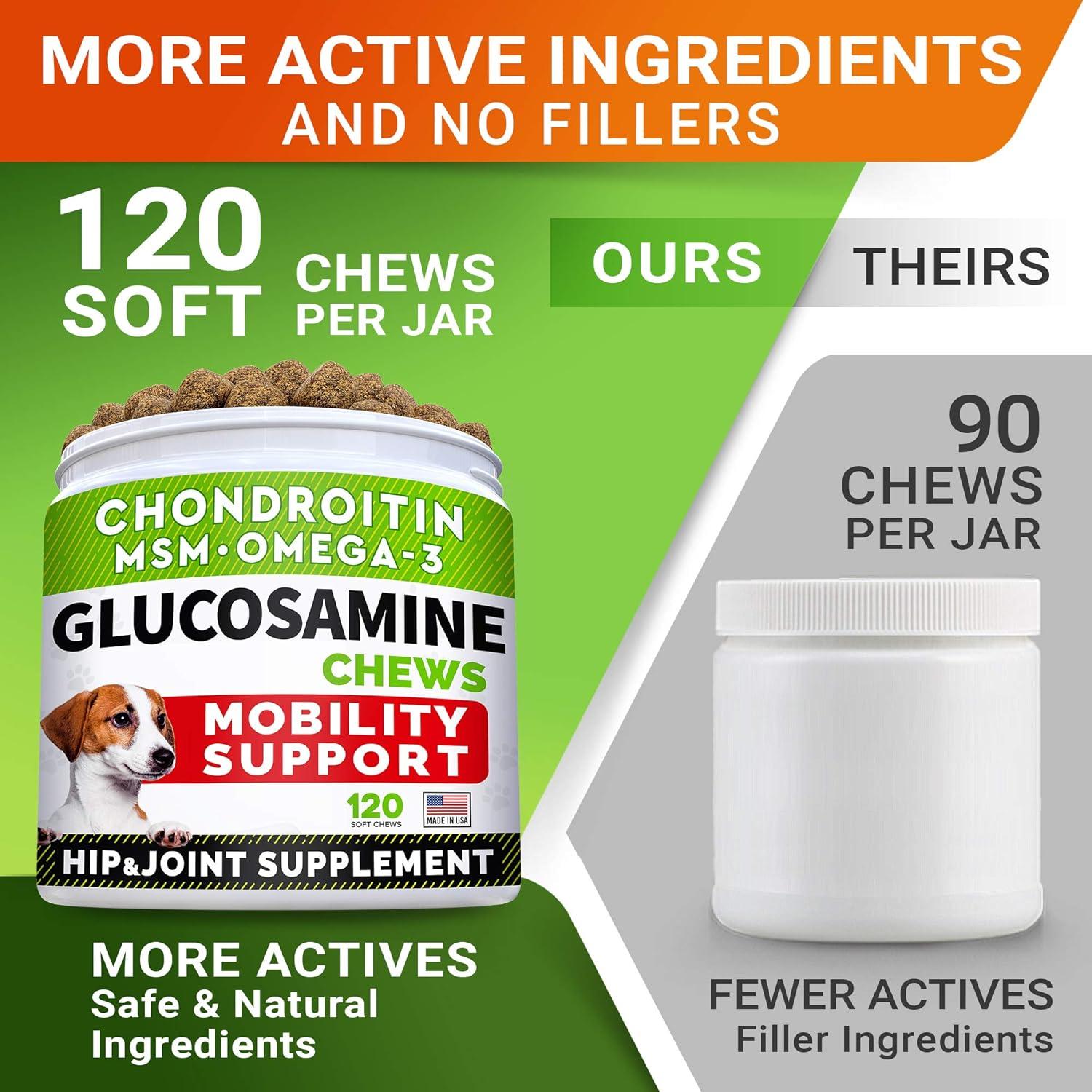 Galletas de Glucosamina para Perros STRELLALAB 120 Unidades Pollo