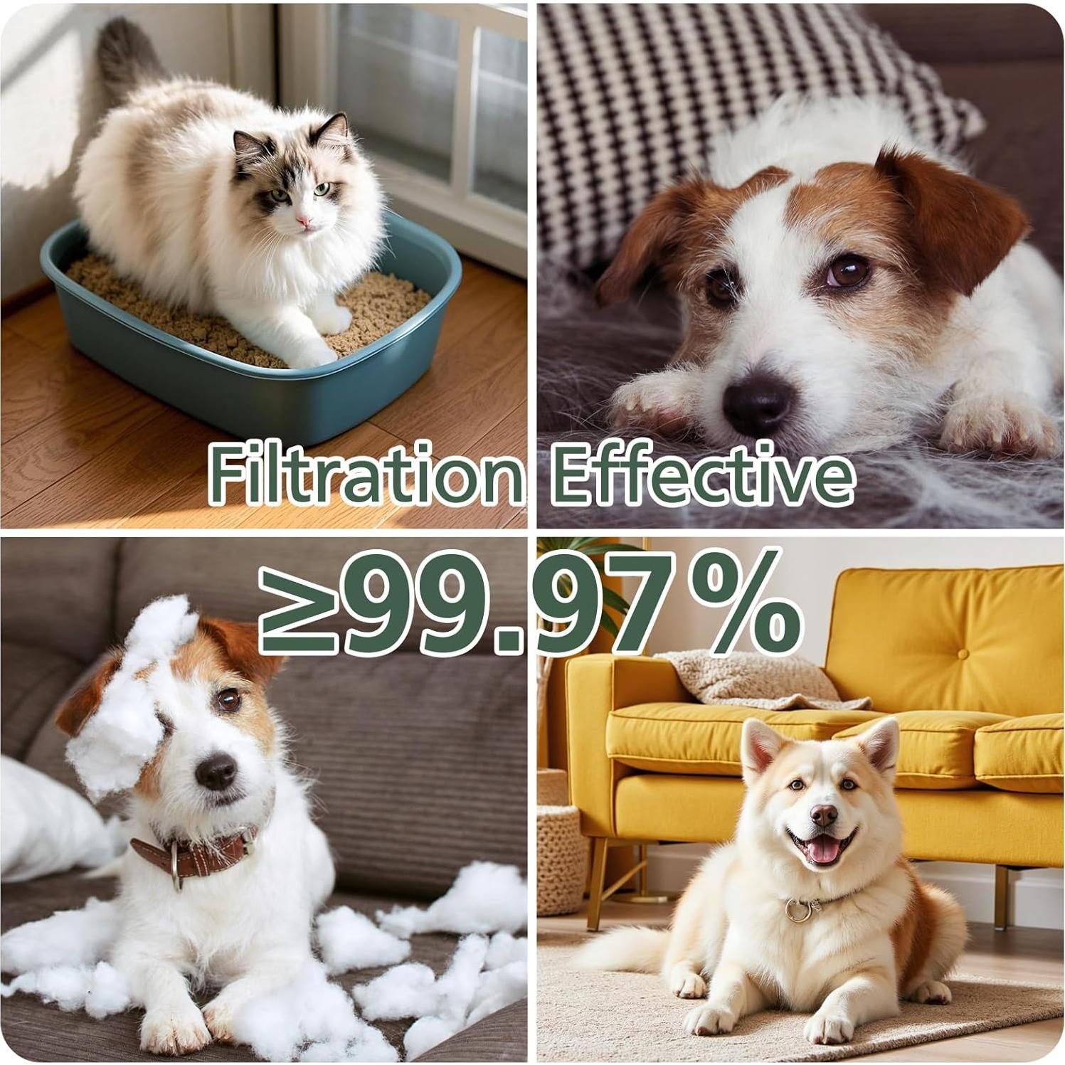 Filtro HEPA isinlive AP-1512HH y 200M para purificadores