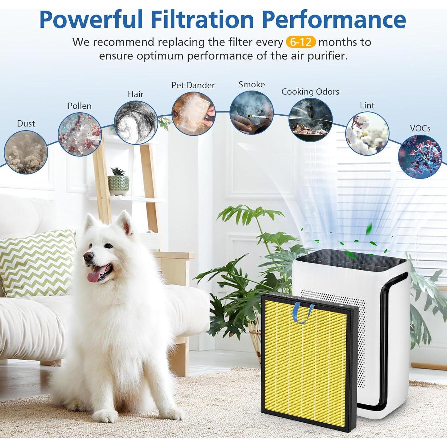 Filtro de Reemplazo JORAIR Vital 200S para Purificador de Aire