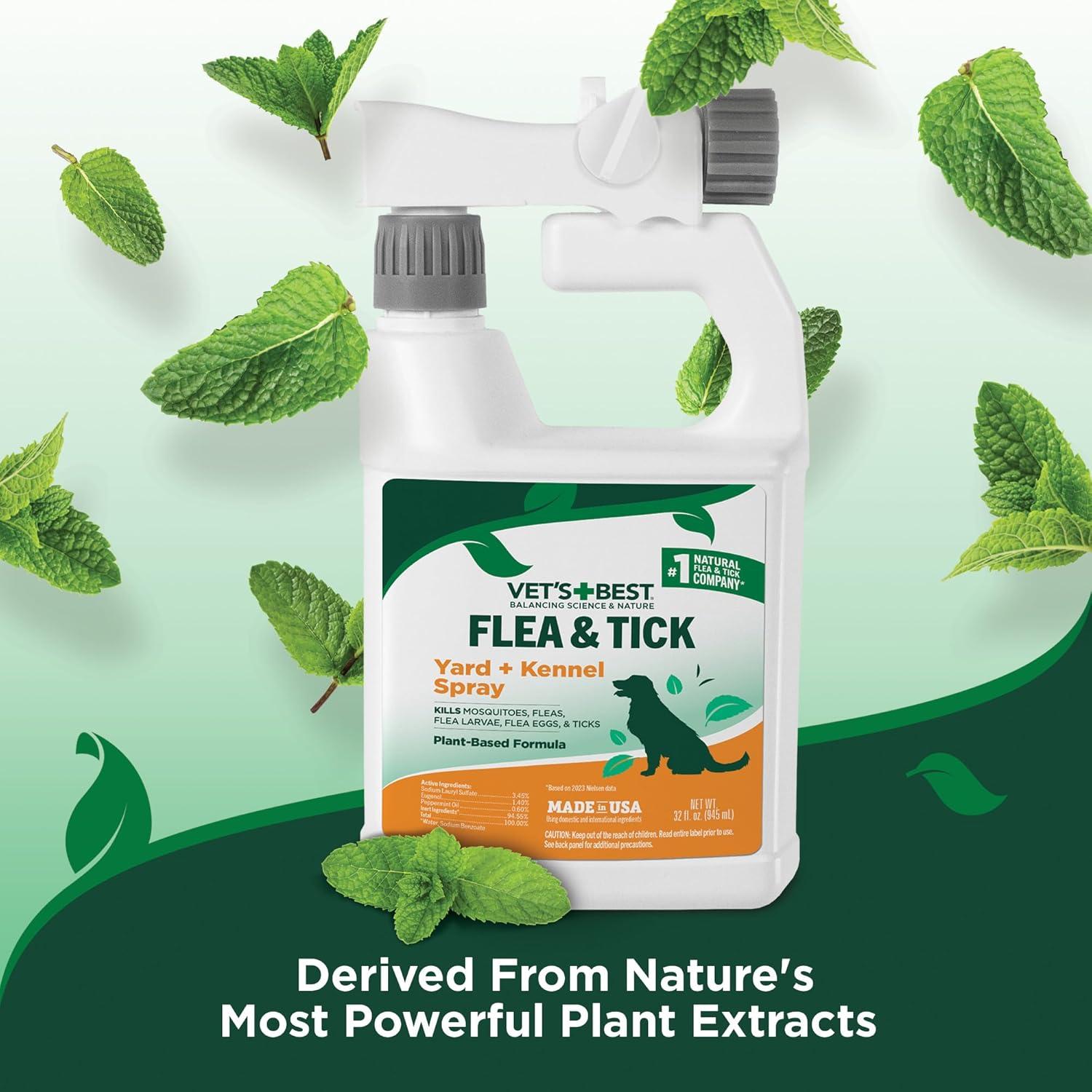 Spray contra pulgas y garrapatas Vet's Best 0,91 L