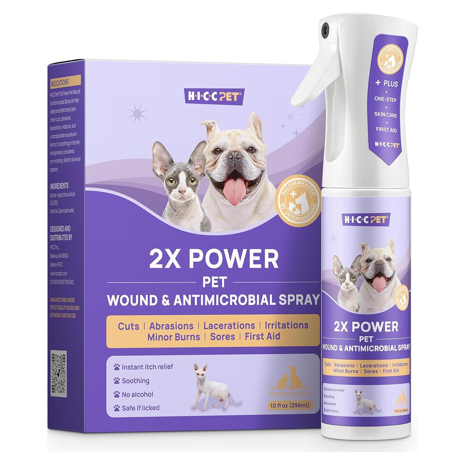 HICC PET Spray Antipicazón 295 ml para Perros y Gatos
