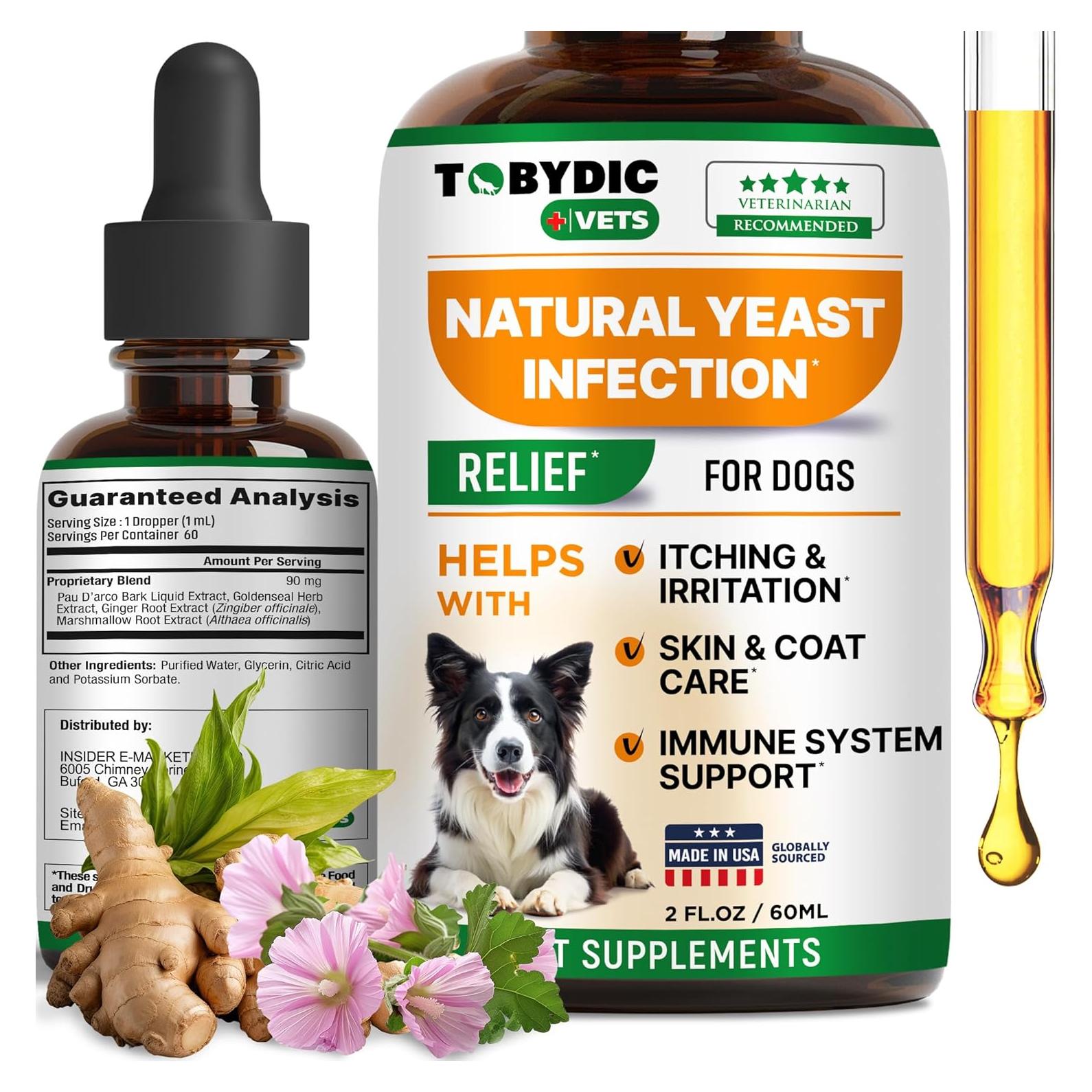 Suplemento Natural Tobydic para Infecciones en Perros 120ml