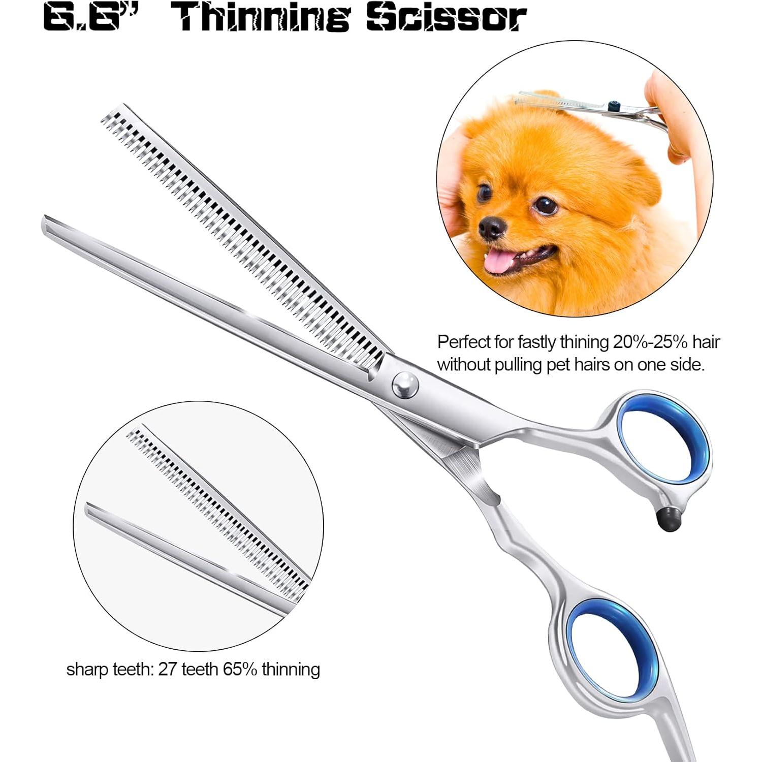 Set de Tijeras para Aseo de Mascotas SCEDREAM 5 en 1