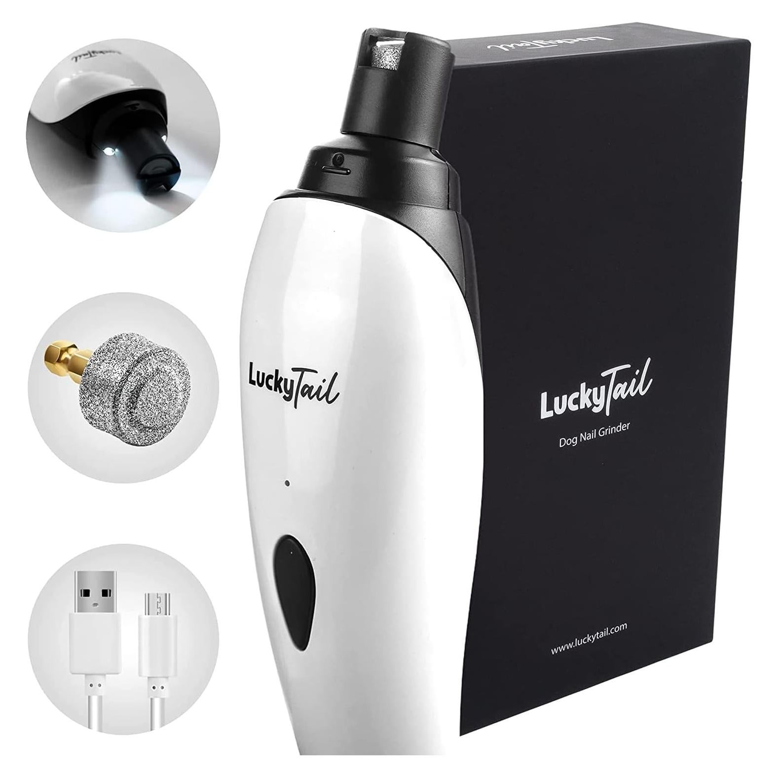 Molinillo de Uñas Eléctrico LuckyTail para Perros y Gatos