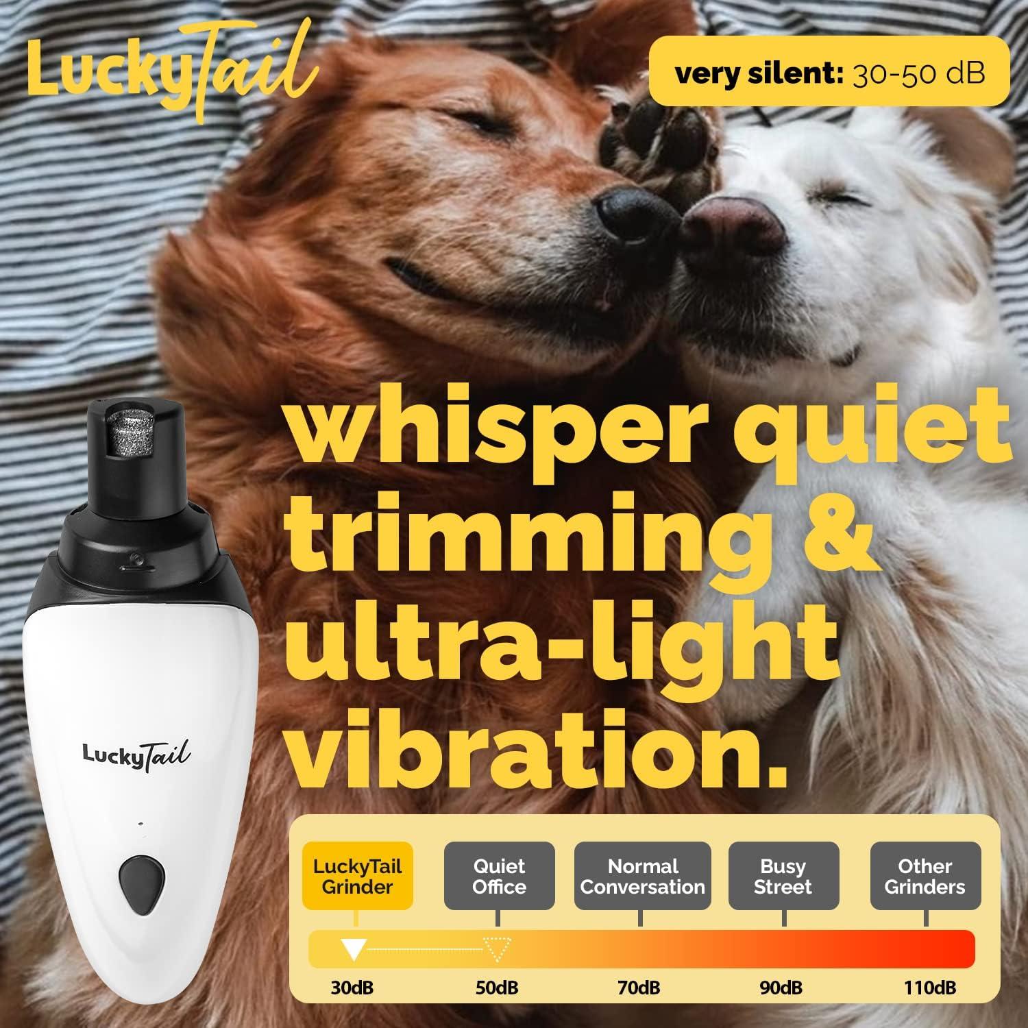 Molinillo de Uñas Eléctrico LuckyTail para Perros y Gatos