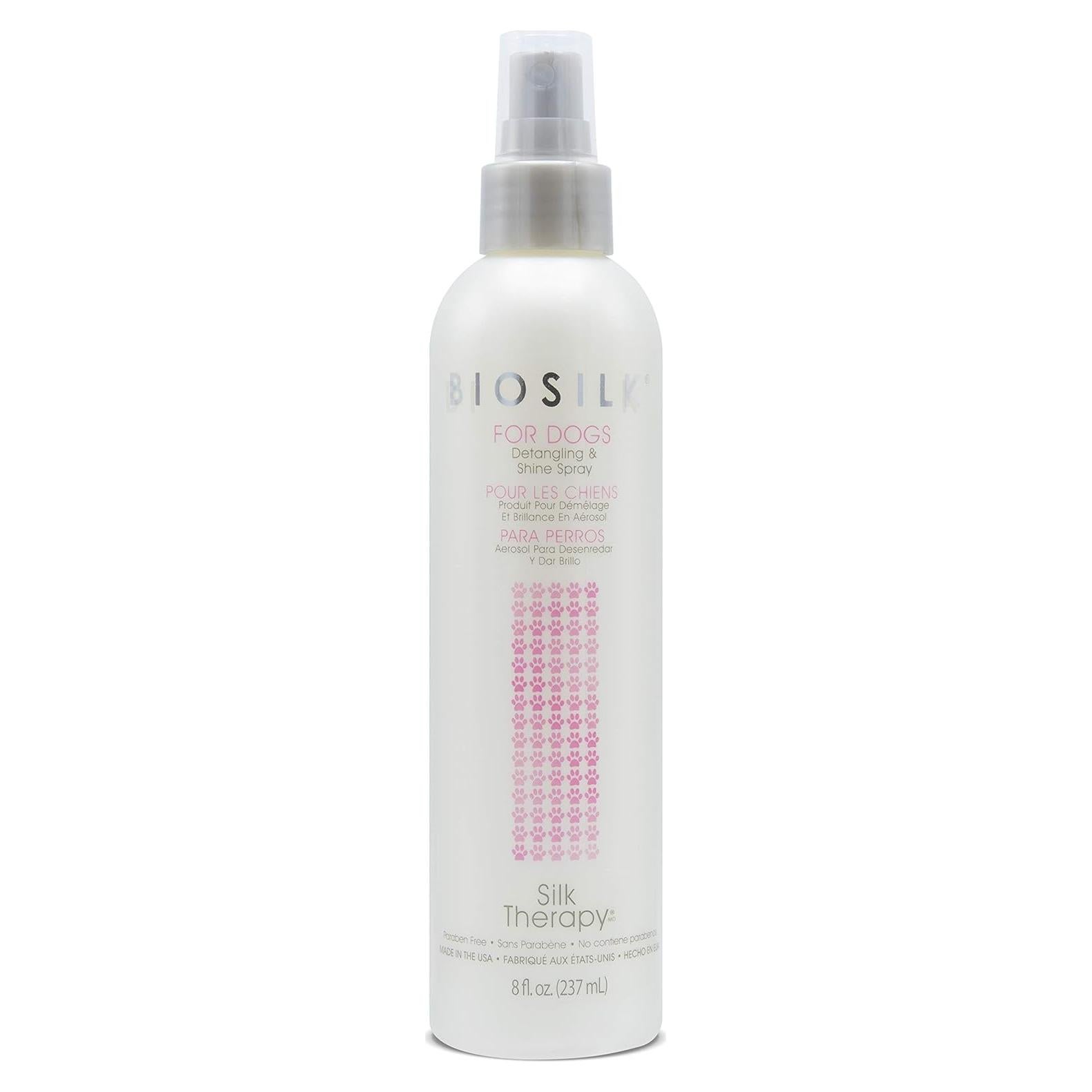 BioSilk Spray Desenredante y Brillo para Perros 236ml