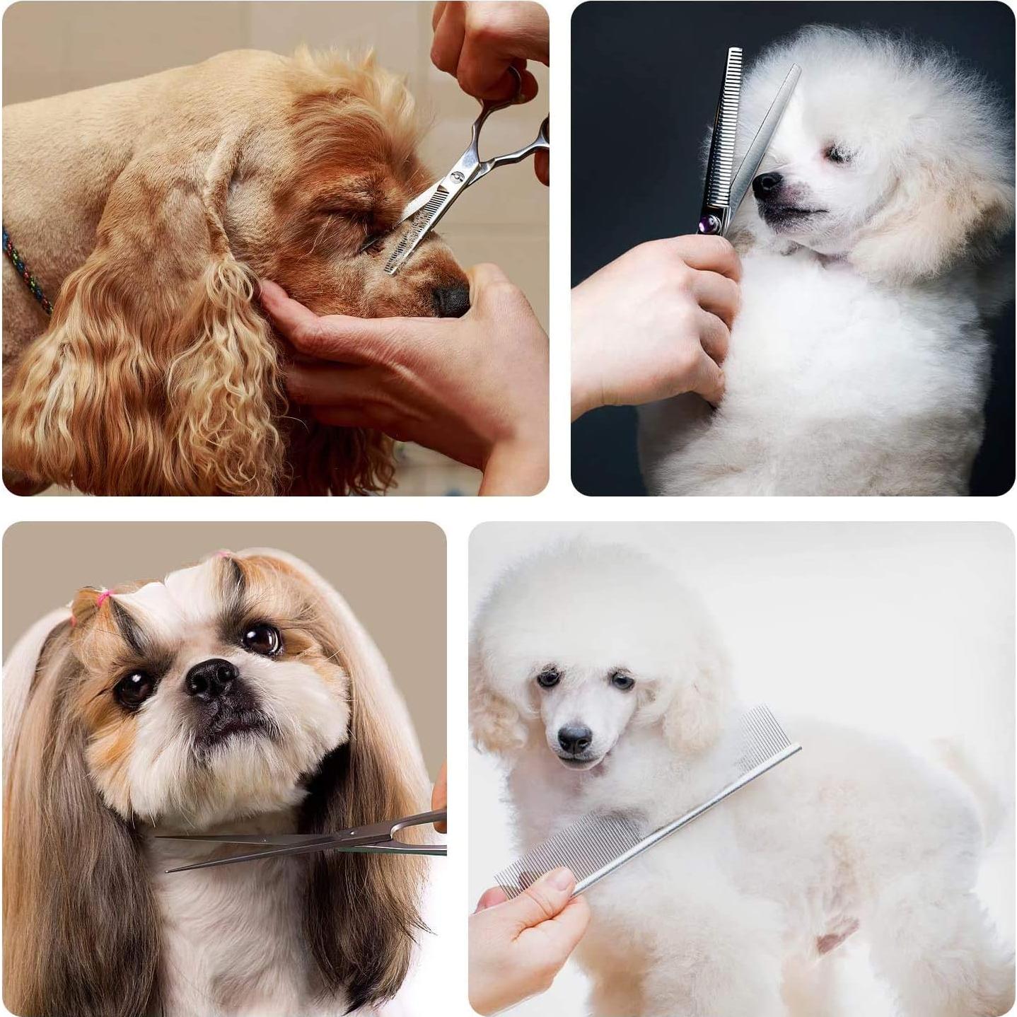 Kit de Tijeras de Aseo para Perros Maxshop - Juego de 3
