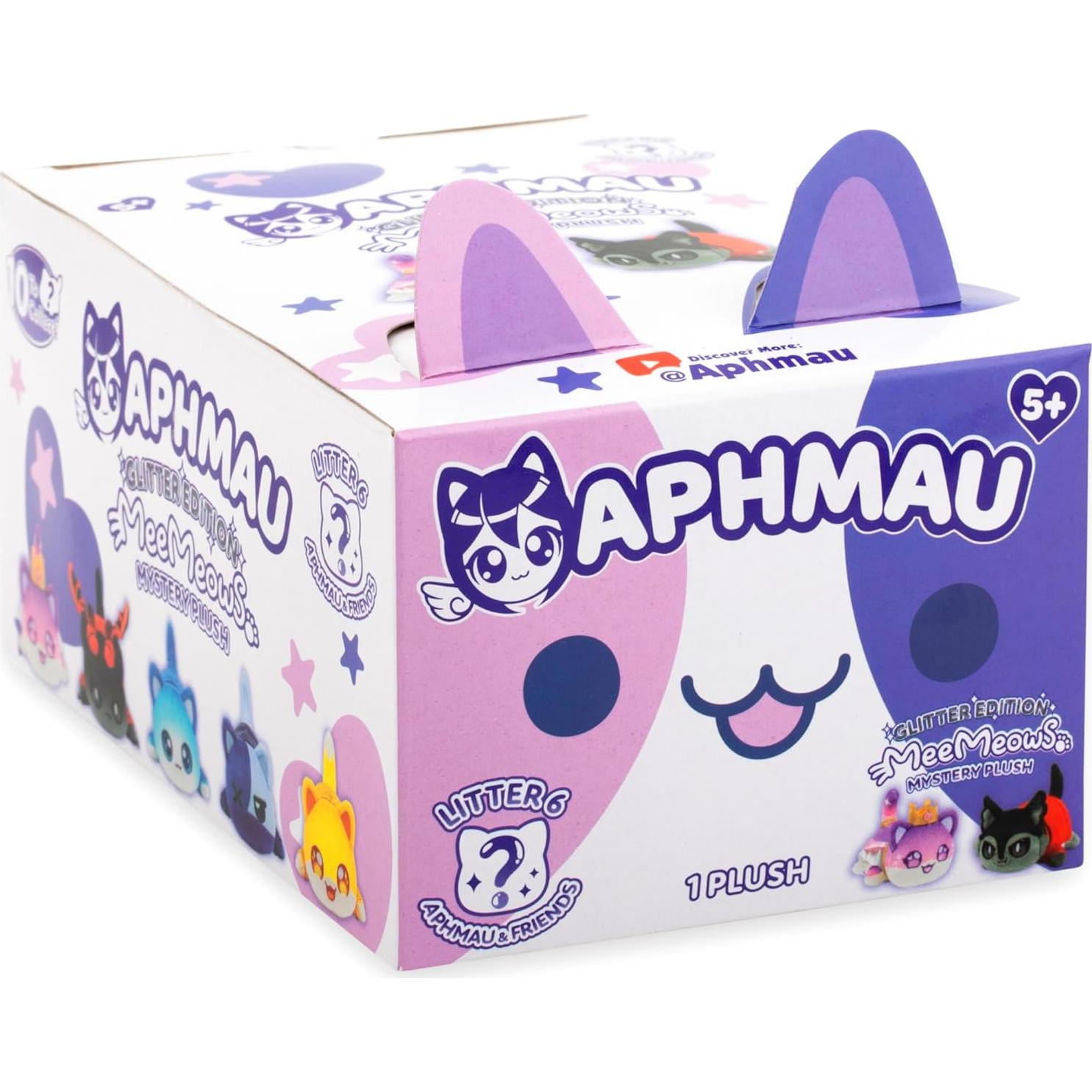 Peluche MeeMeow Aphmau Lote 6 - Caja Sorpresa 15 cm