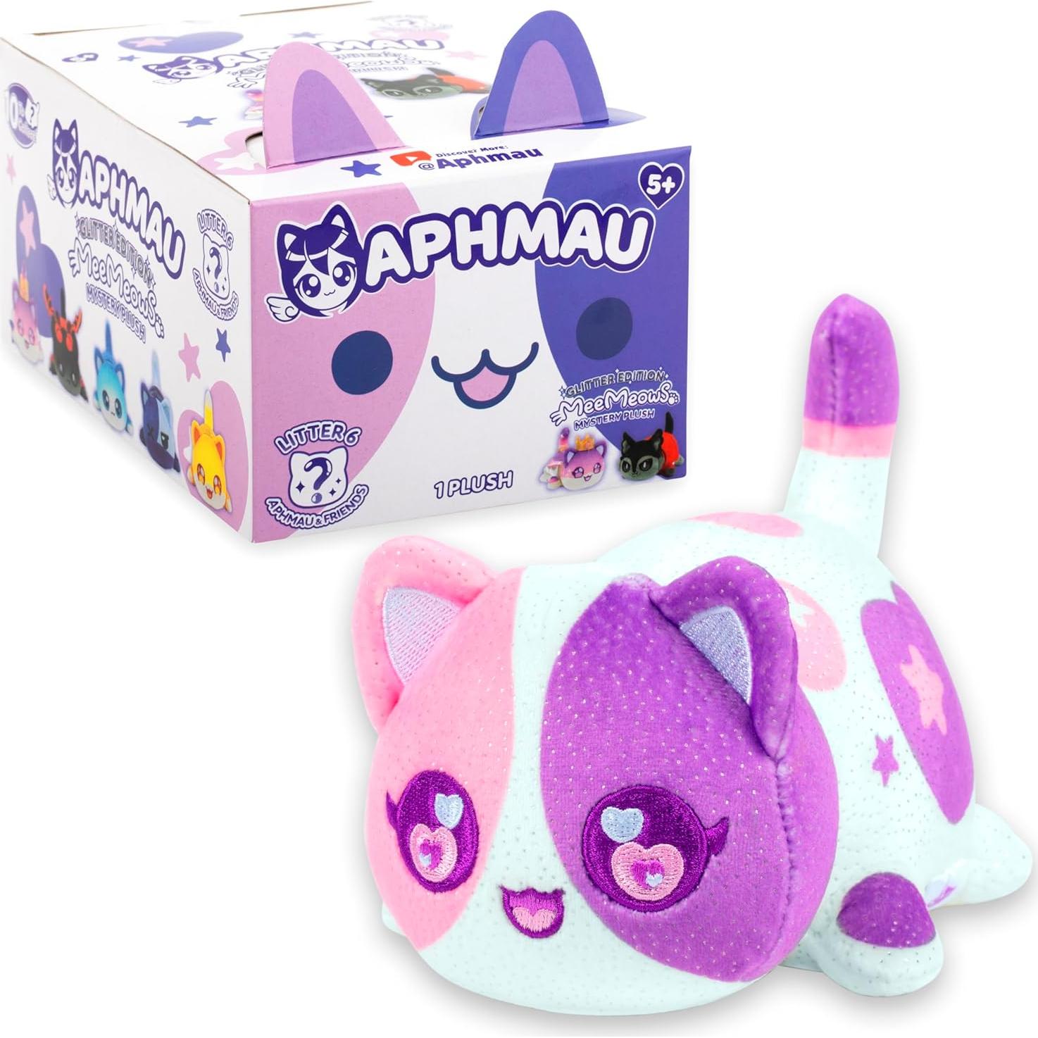 Peluche MeeMeow Aphmau Lote 6 - Caja Sorpresa 15 cm
