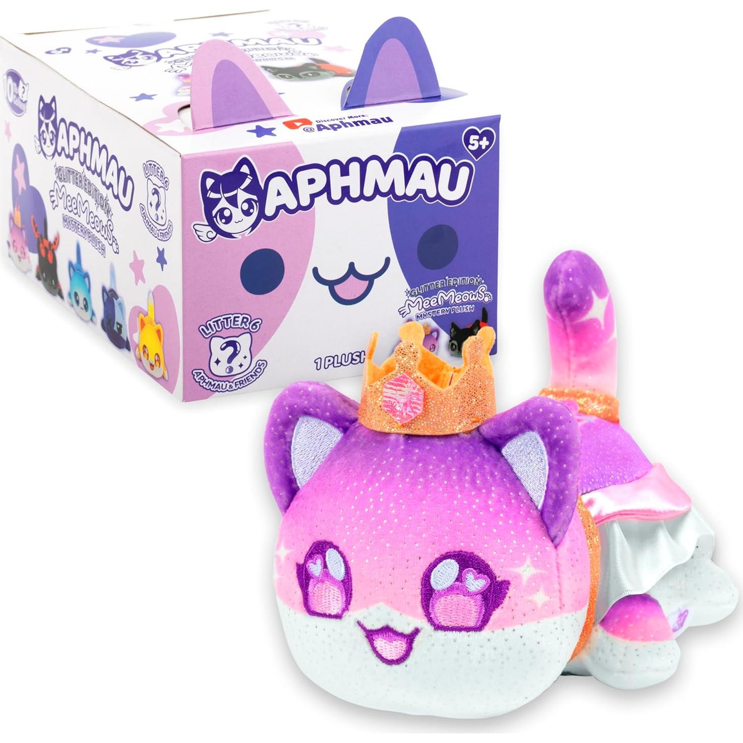 Peluche MeeMeow Aphmau Lote 6 - Caja Sorpresa 15 cm
