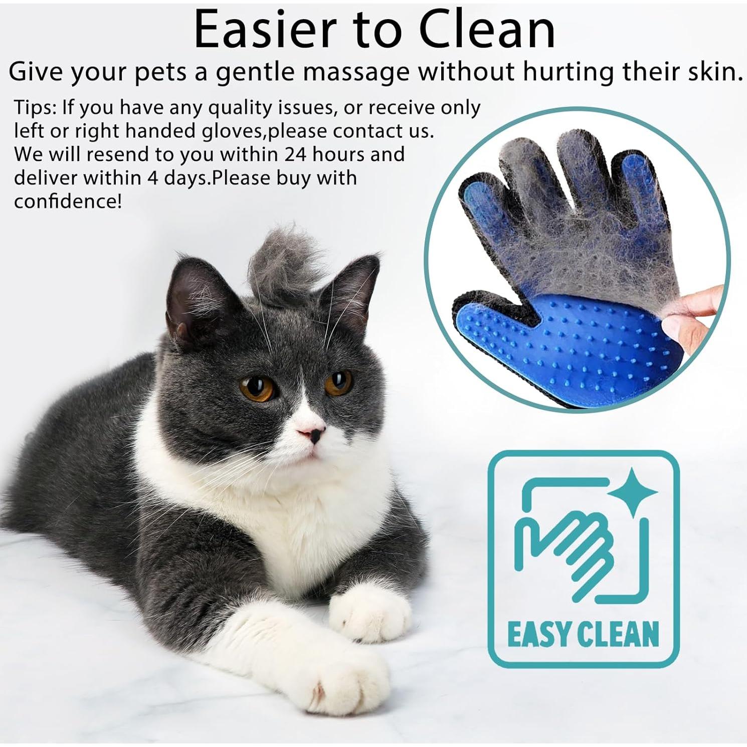 Guante de Aseo para Mascotas GJEASE - Quitapelos Ecológico