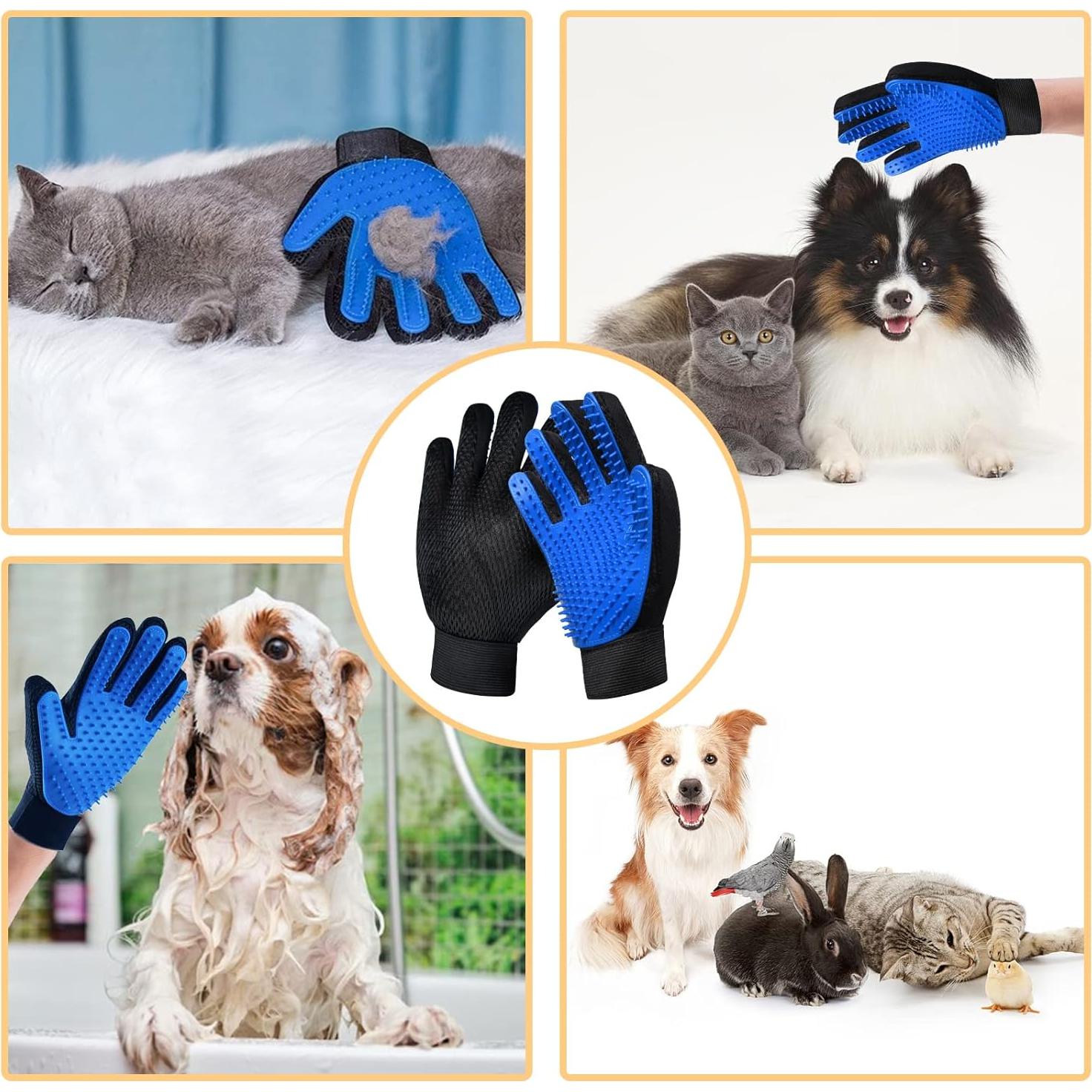 Guante de Aseo para Mascotas GJEASE - Quitapelos Ecológico