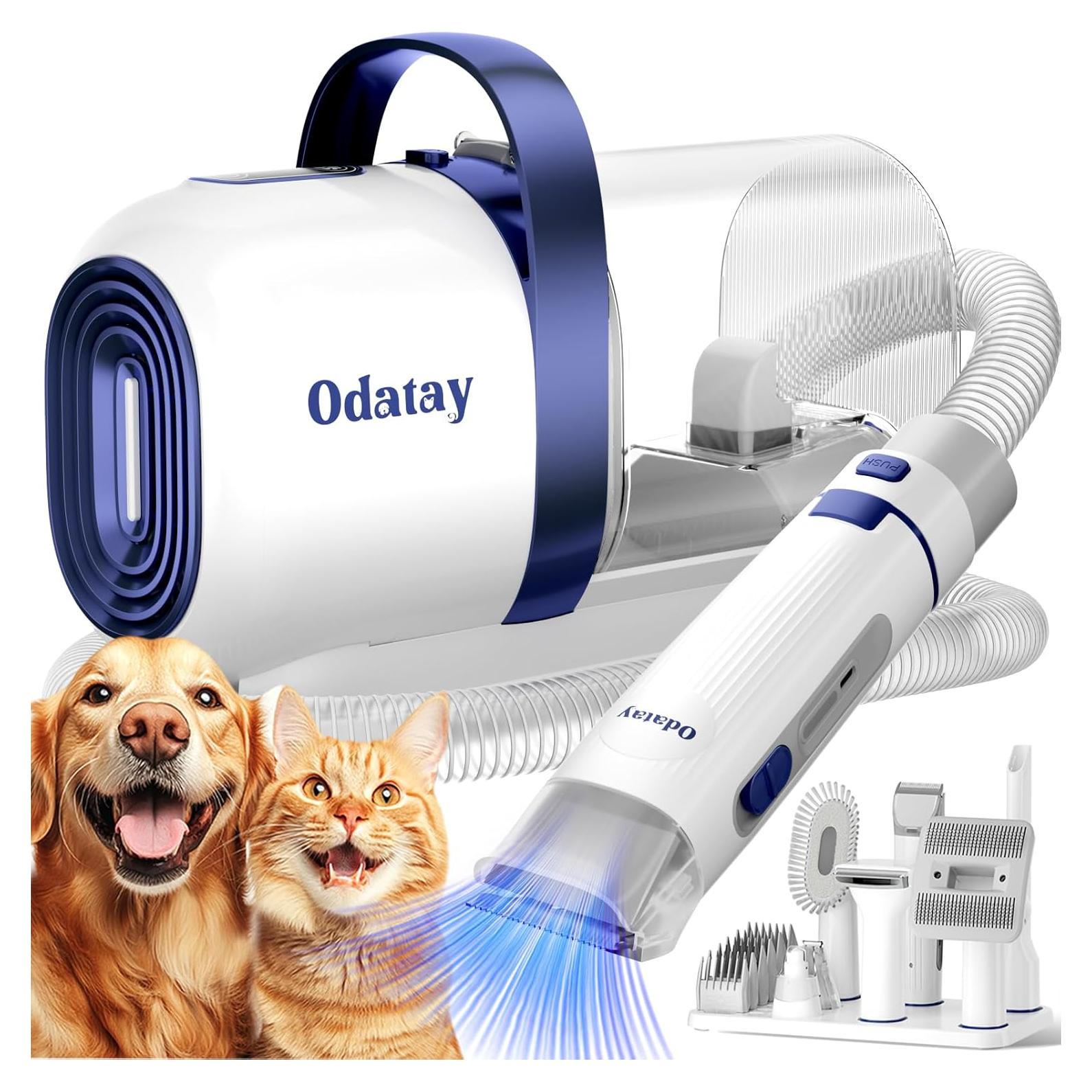 Kit de Aseo para Perros Odatay LM8S con Aspiradora 12000Pa