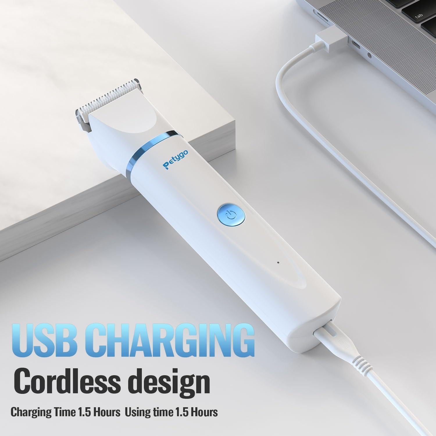 Kit de Aseo para Mascotas Petygo - Cortadora Silenciosa 3 en 1