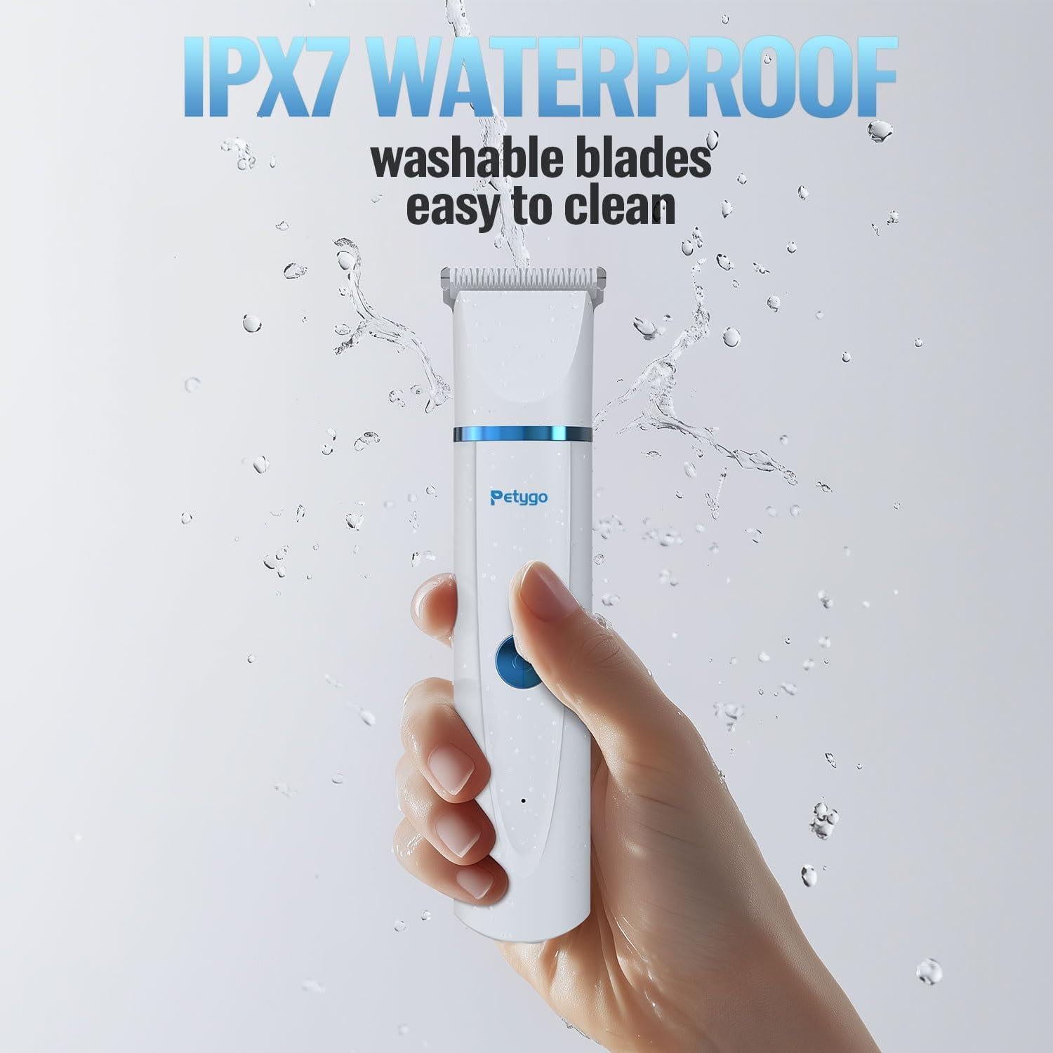 Kit de Aseo para Mascotas Petygo - Cortadora Silenciosa 3 en 1