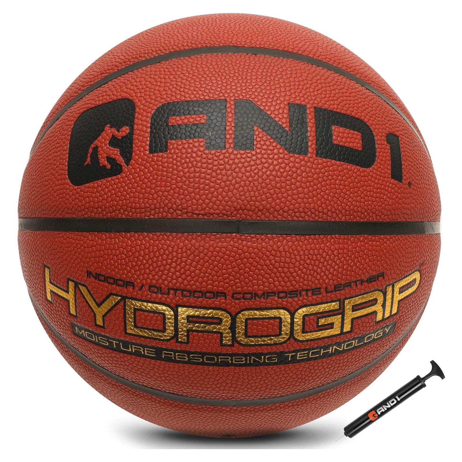Balón de Baloncesto AND1 Tamaño 7 Naranja con Bomba