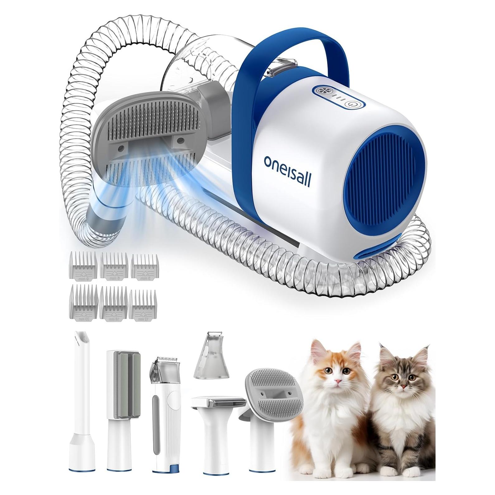 Aspiradora de Pelo de Gato Oneisall 6 en 1 Silenciosa 48 dB