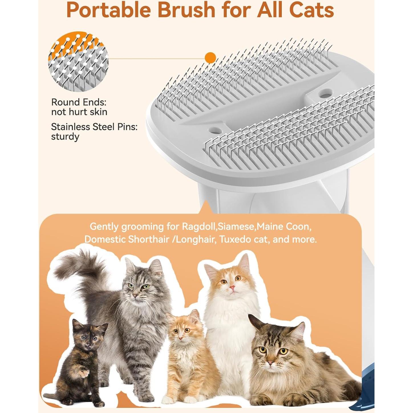 Aspiradora de Pelo de Gato Oneisall 6 en 1 Silenciosa 48 dB