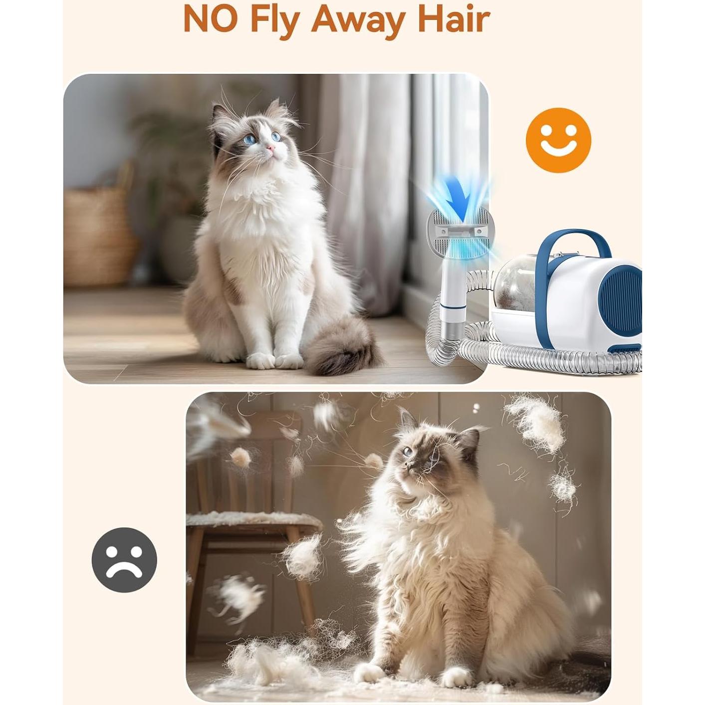 Aspiradora de Pelo de Gato Oneisall 6 en 1 Silenciosa 48 dB