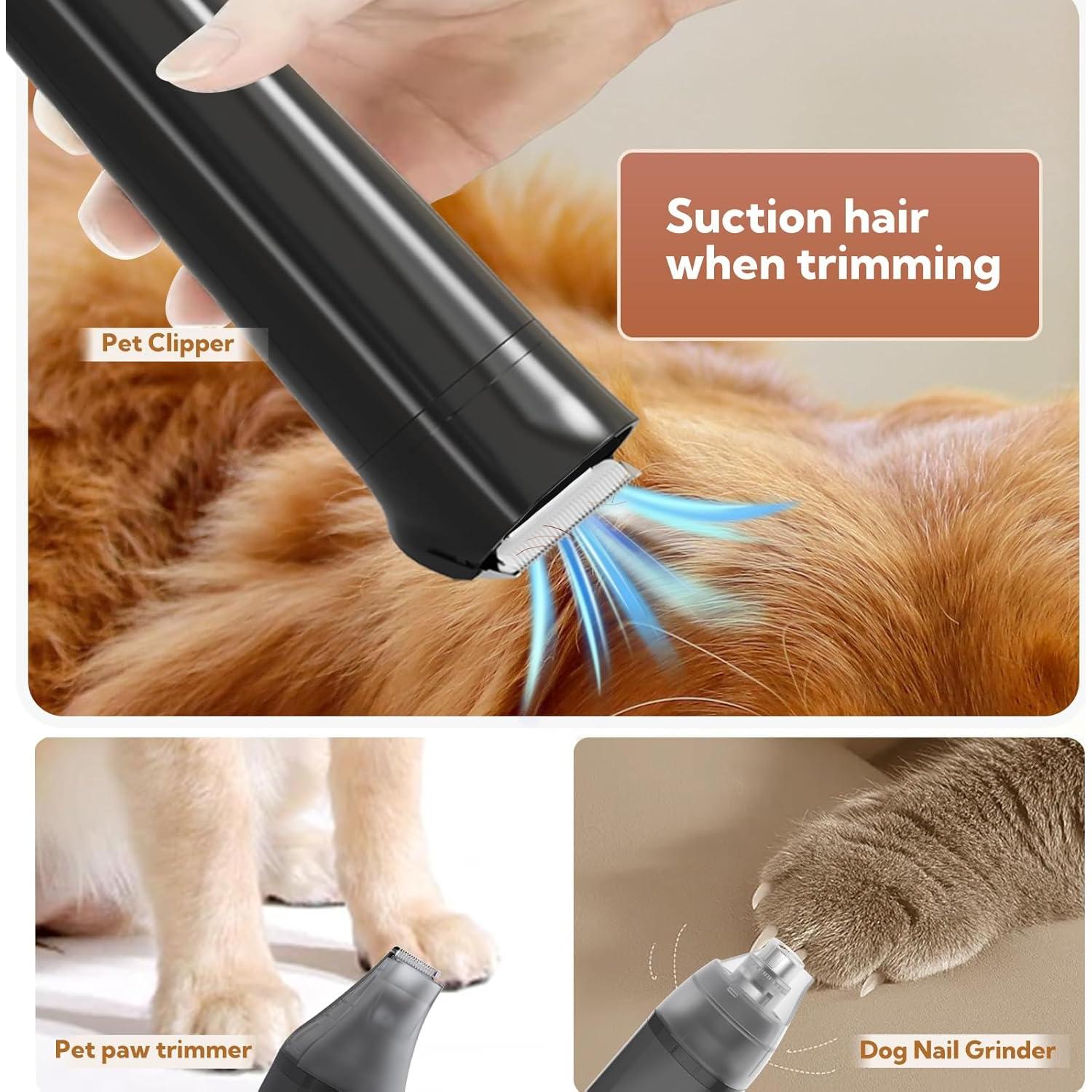 Kit de Aseo para Perros Bunfly CWMF-B con Aspiradora 13000kpa