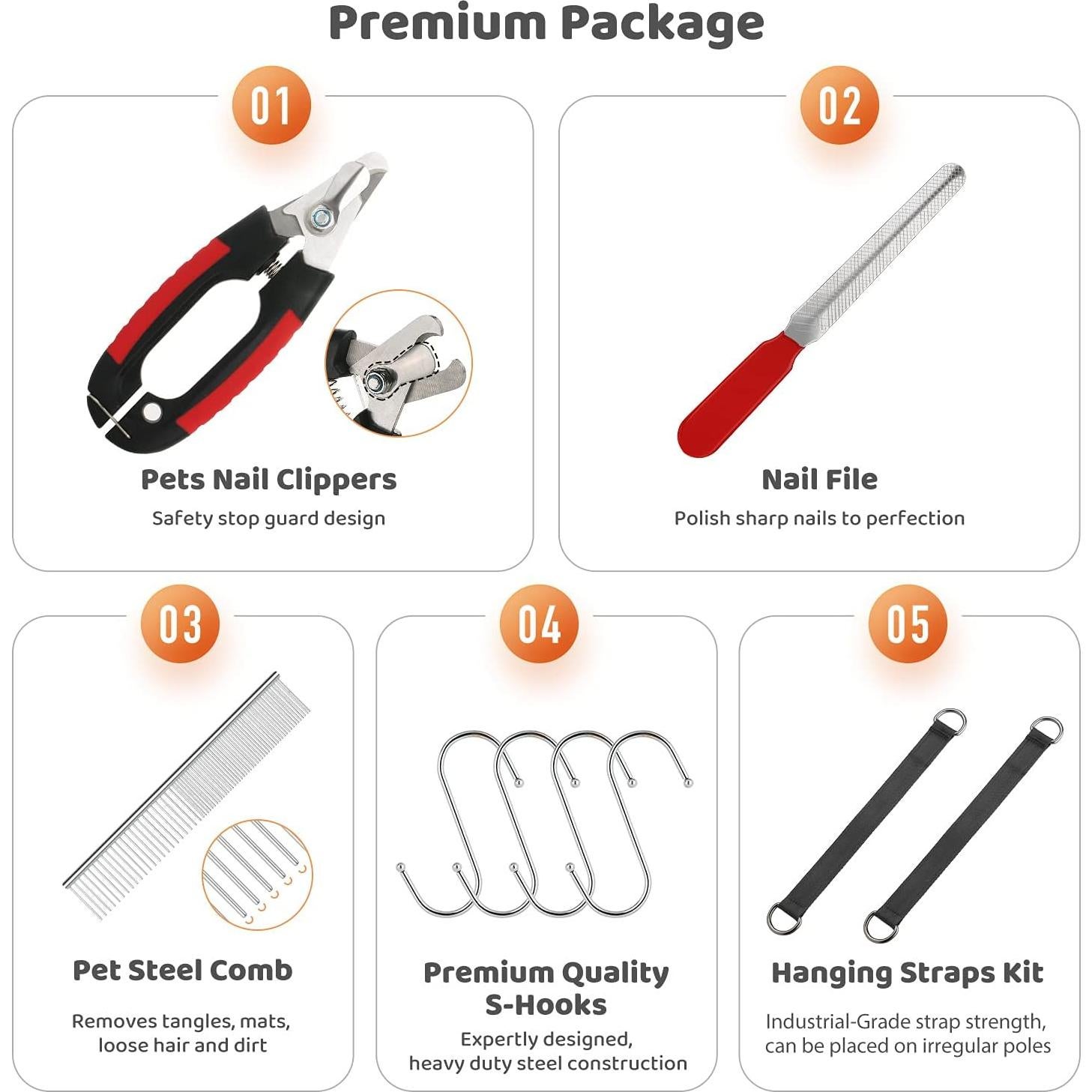 Arnés de Acicalamiento Guzekier para Gatos y Perros S