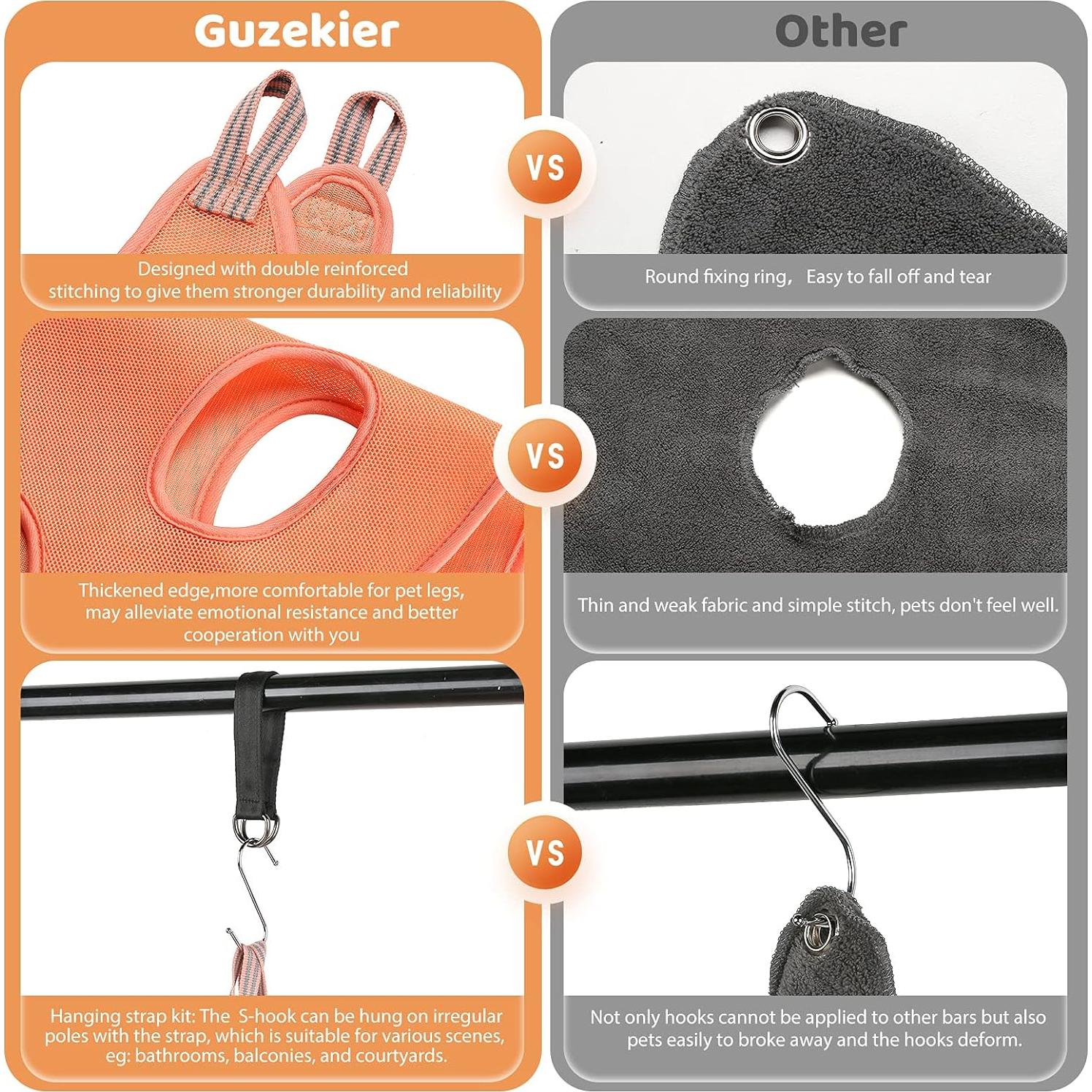 Arnés de Acicalamiento Guzekier para Gatos y Perros S