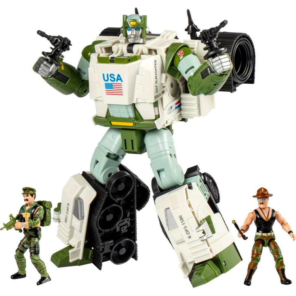 Transformers G.I. Joe x Autobot Kup Triple T 22.8 cm con 2 Figuras