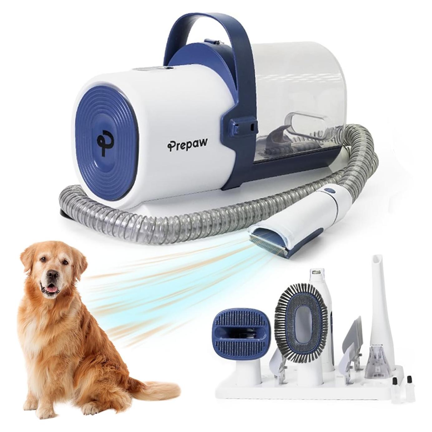 Kit de Aseo para Mascotas PrePaw 7 en 1 con Aspiradora 11000Pa
