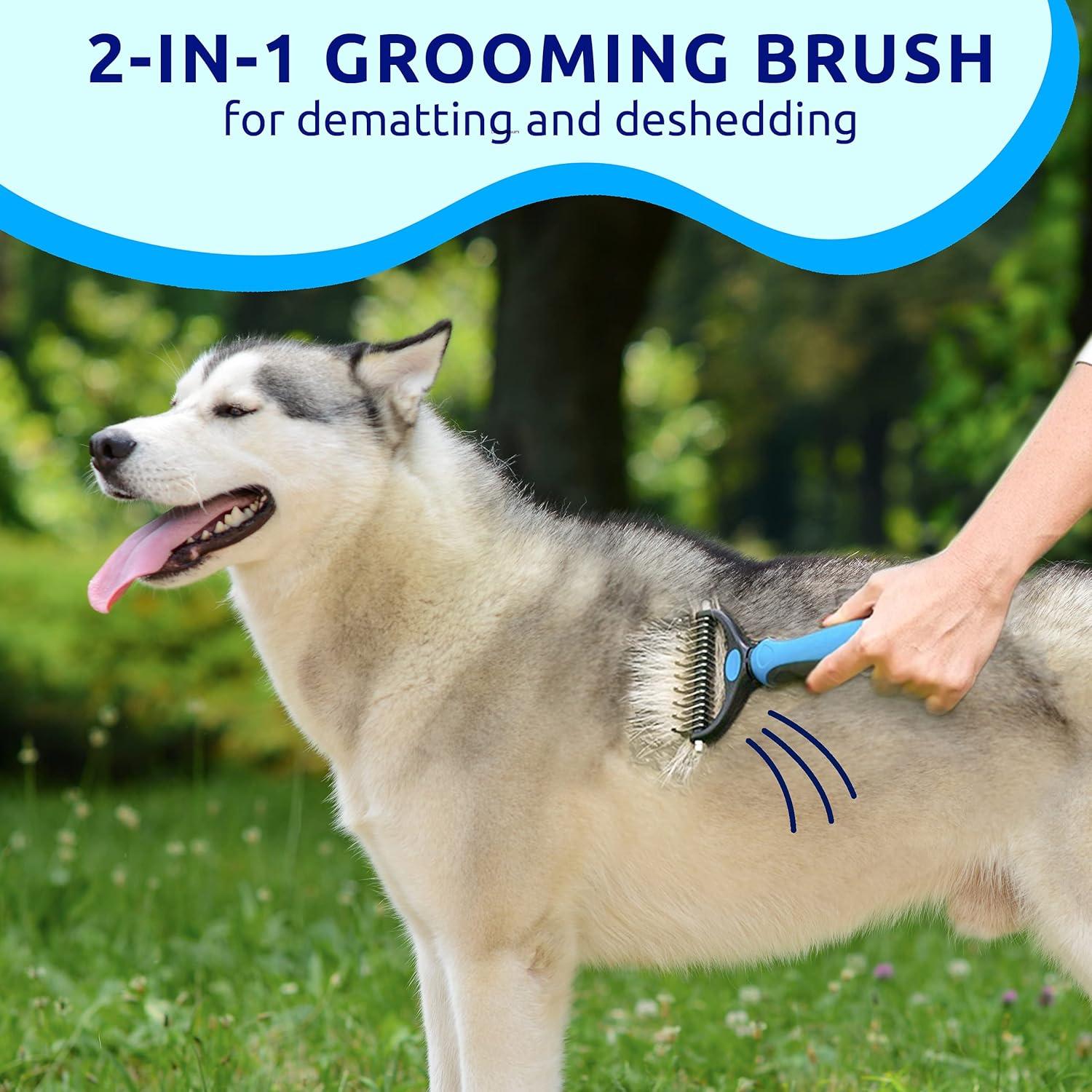 Cepillo Deshedding Pat Your Pet Doble Cara para Mascotas