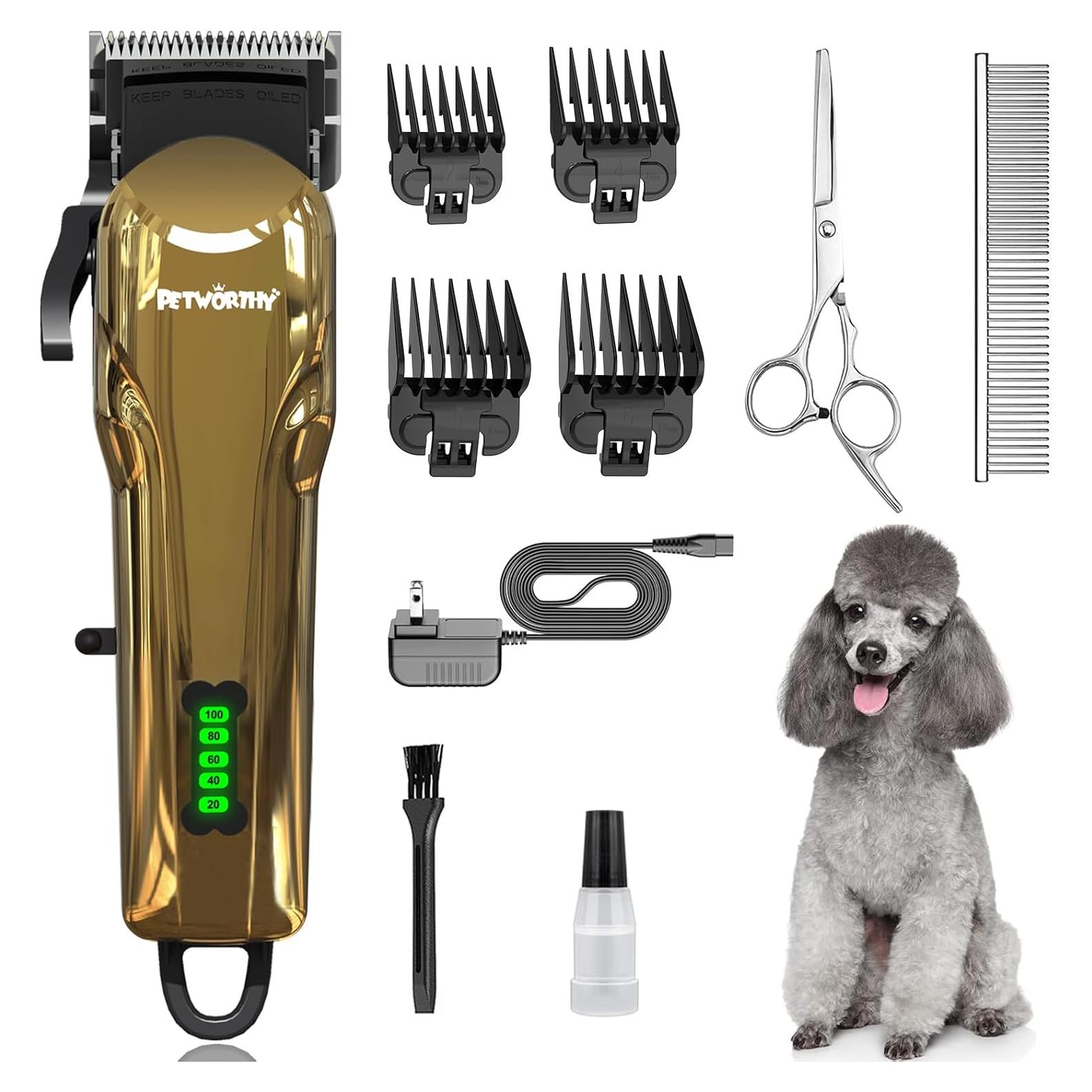 Kit de Aseo para Perros Petworthy Oro Platinado 2000mAh