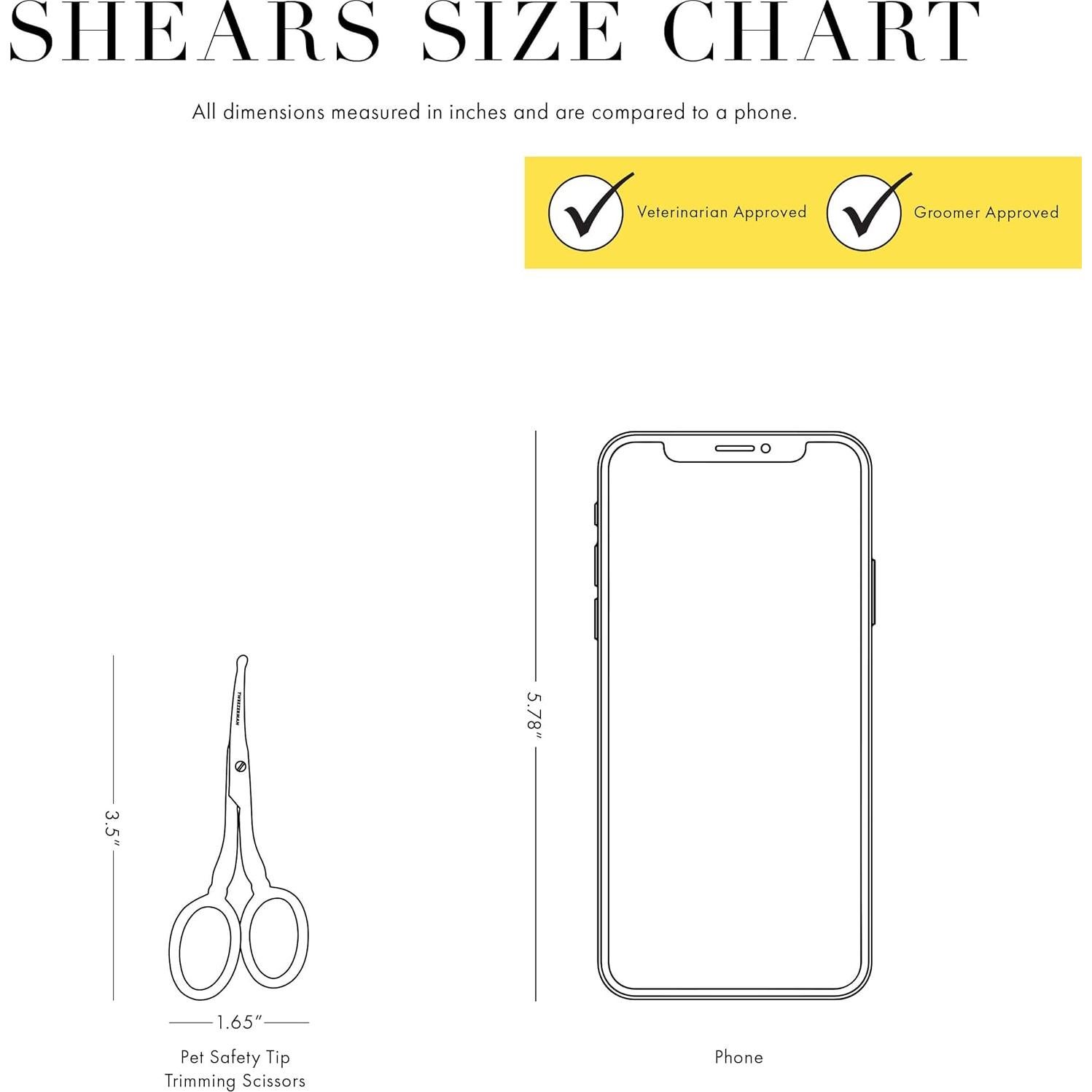 Tijeras de Aseo para Mascotas Tweezerman Acero Inoxidable