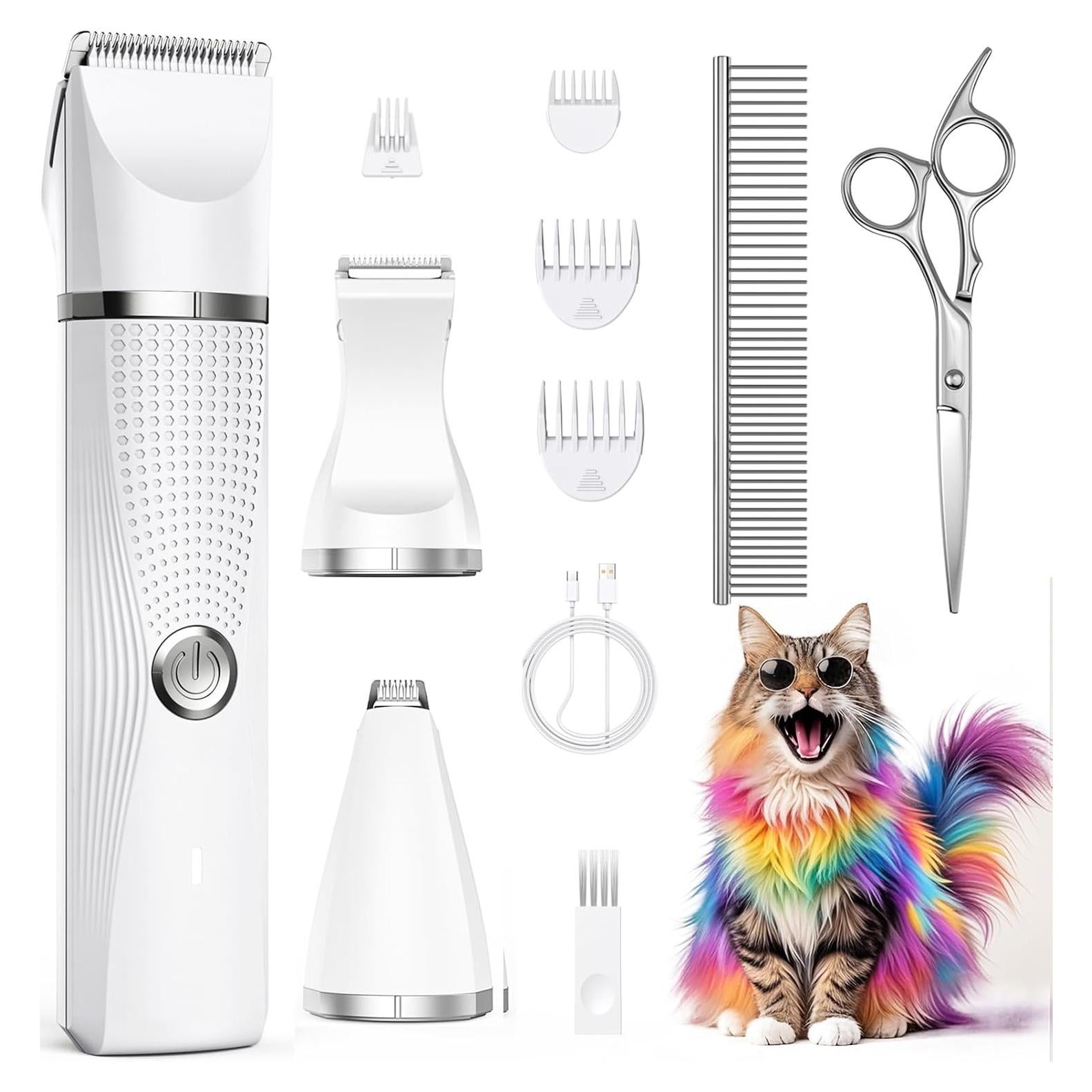 Kit Cortadora de Pelo para Gatos Bautrium YP-7702 3 en 1