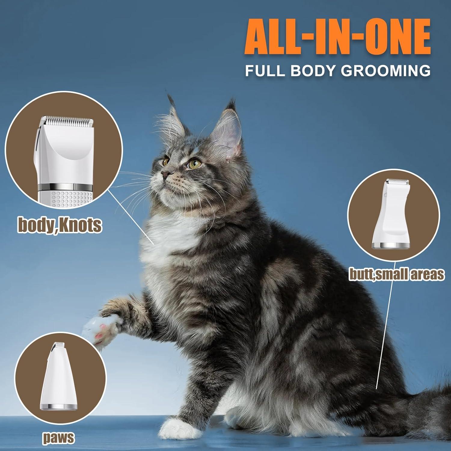 Kit Cortadora de Pelo para Gatos Bautrium YP-7702 3 en 1