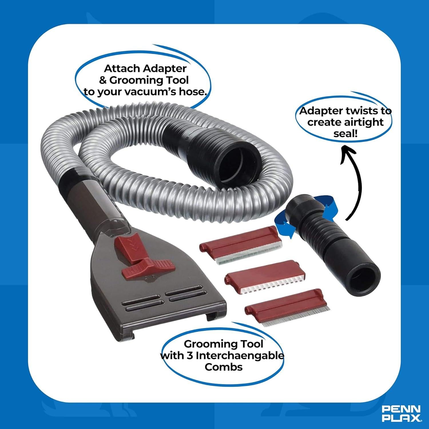 Kit de Accesorios para Aspiradora Penn-Plax VacGroom - Cuidado Mascotas