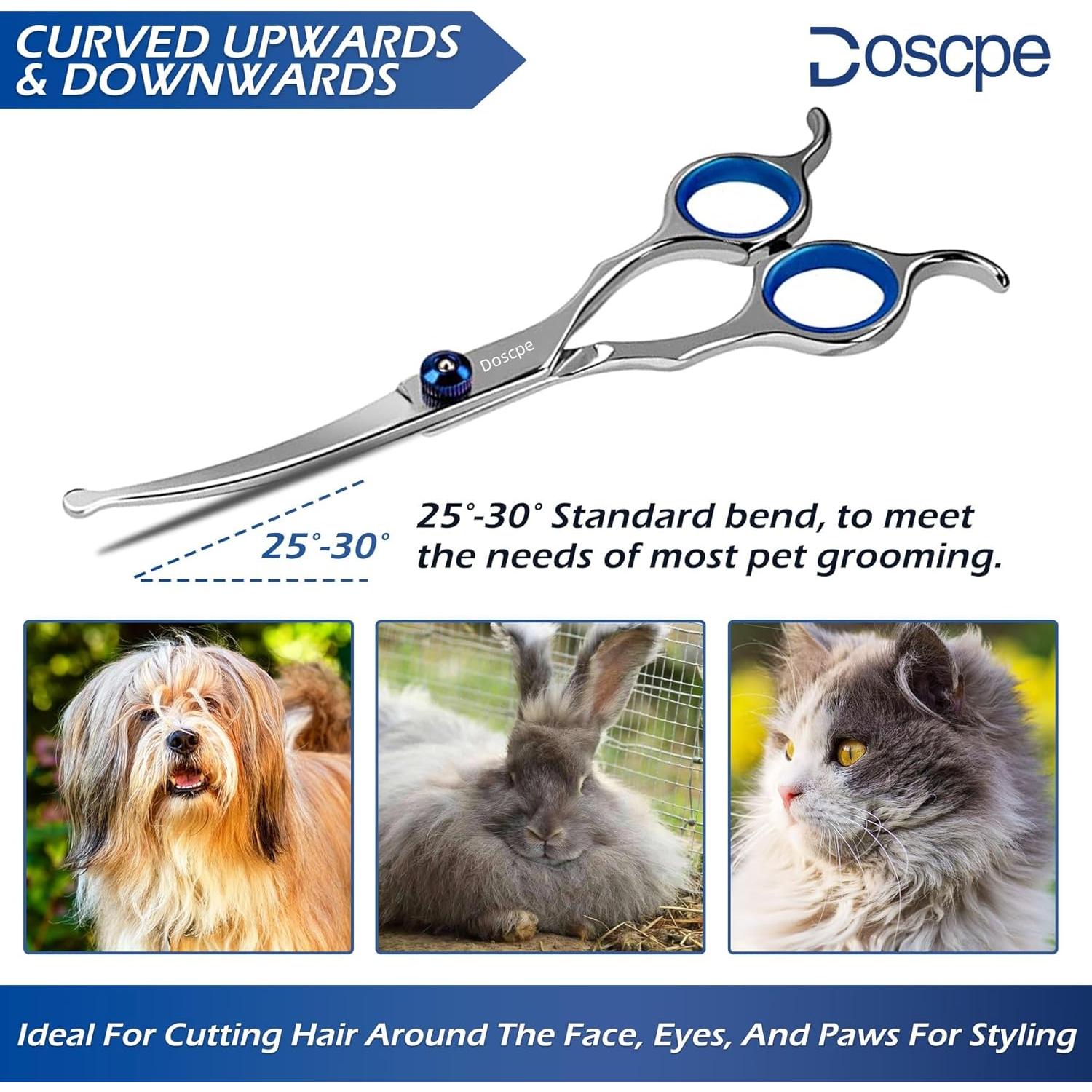 Tijeras de Aseo Curvadas Doscpe 16.99 cm Puntas Redondas