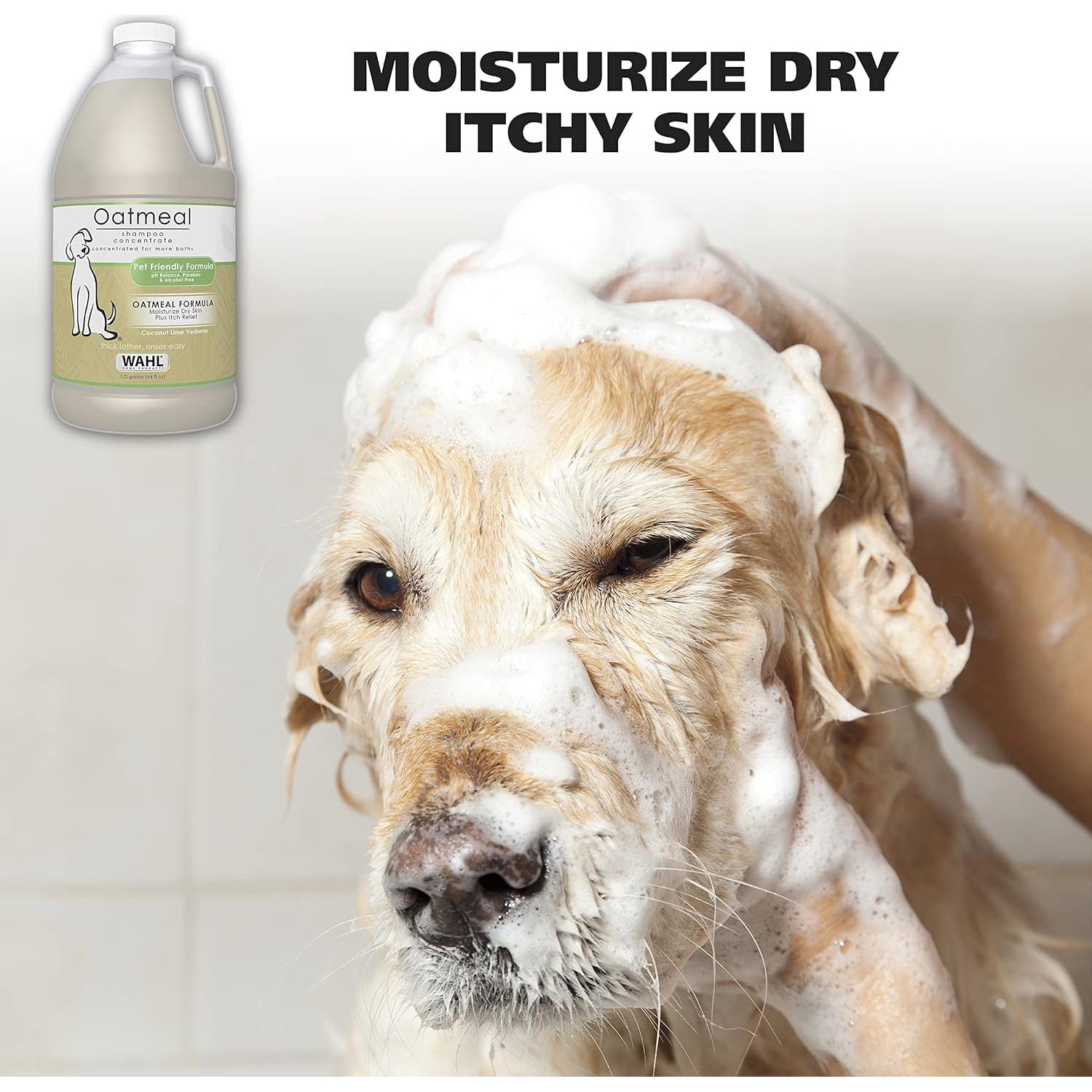 Champú para perros Wahl USA 64 oz Avena y Verbena de Lima