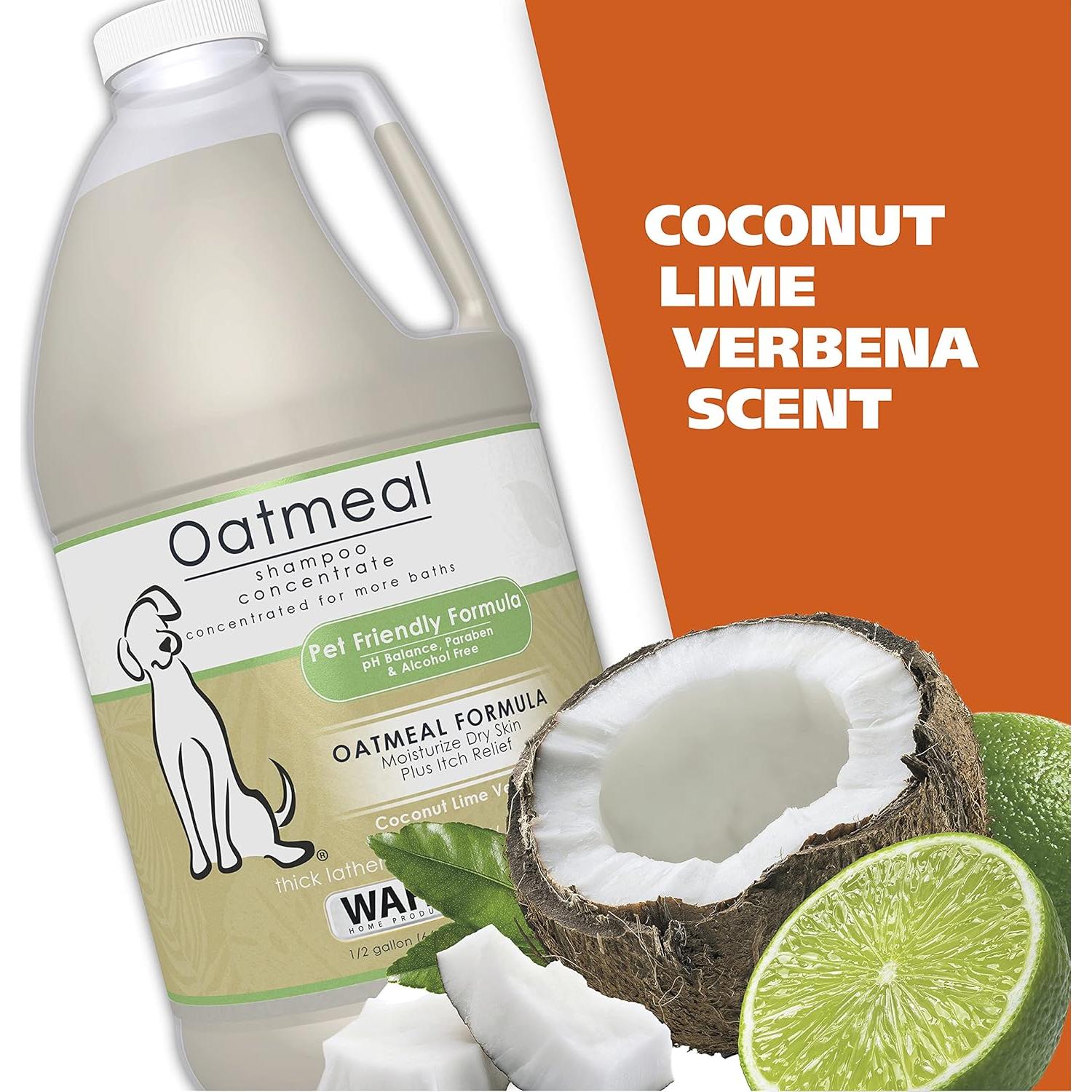 Champú para perros Wahl USA 64 oz Avena y Verbena de Lima