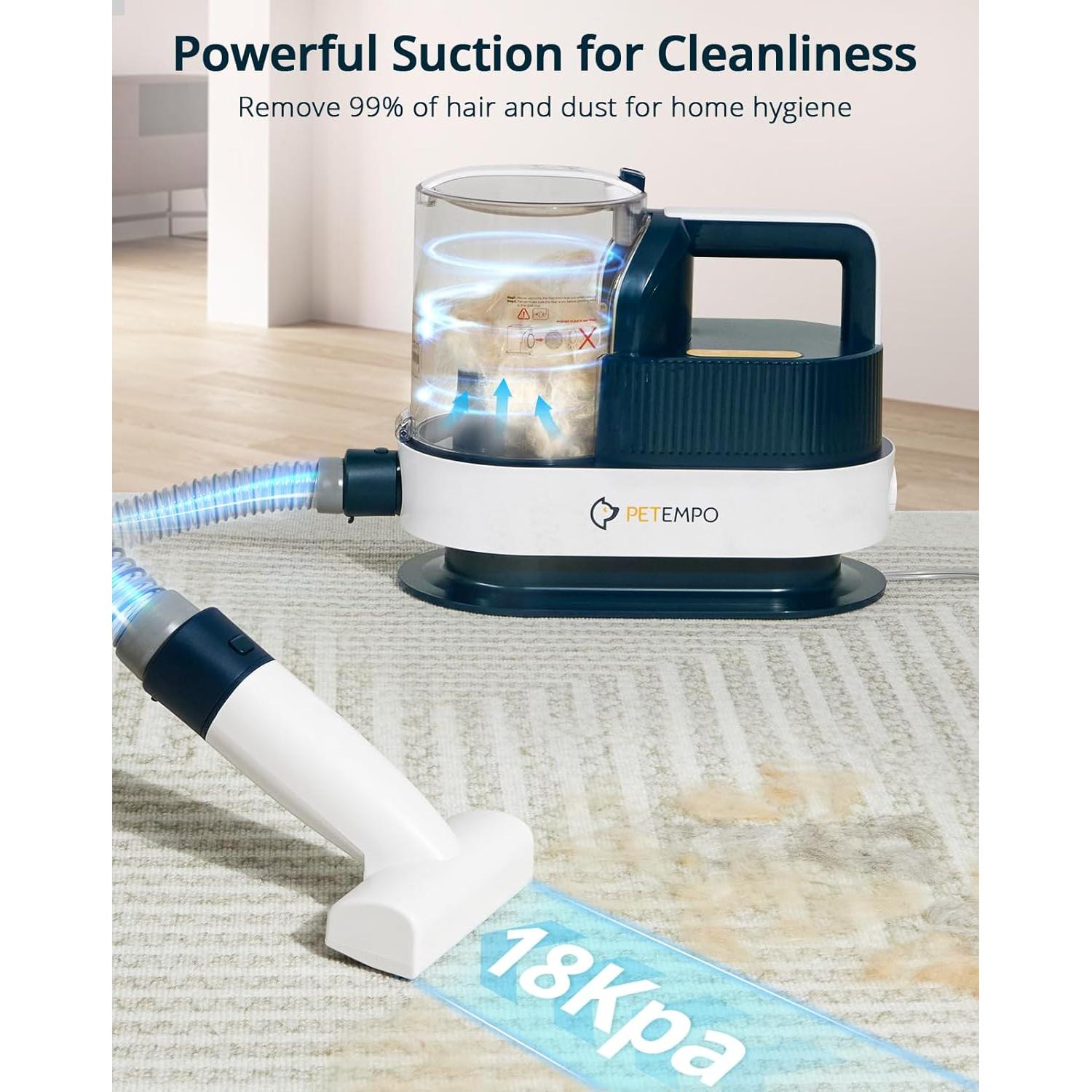 Aspiradora y Secador de Perros PETEMPO 2.5L 10 en 1