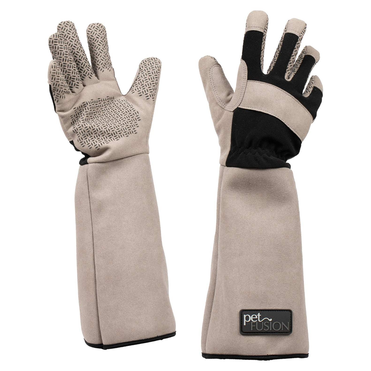 Guantes de Aseo para Mascotas PetFusion Grises 45.7x11.9 cm