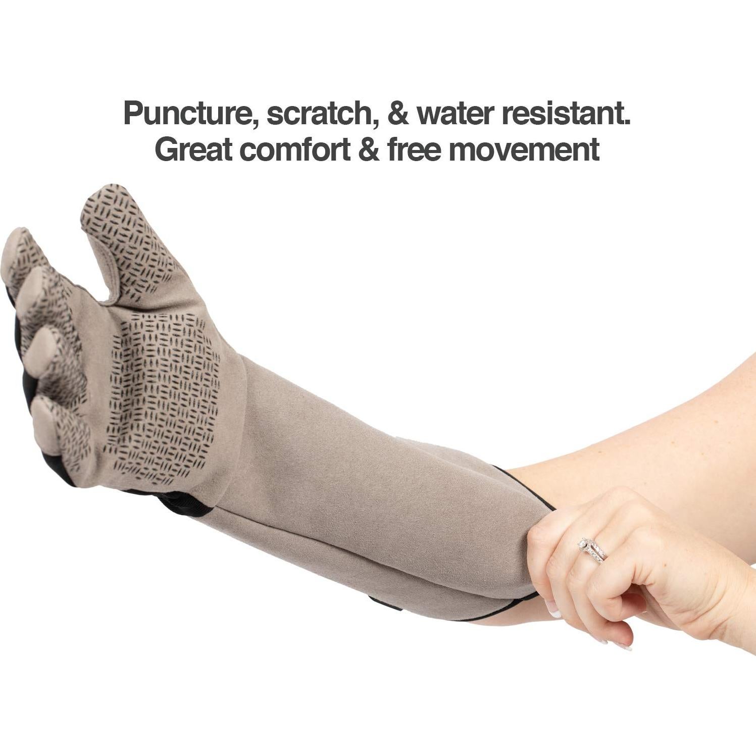 Guantes de Aseo para Mascotas PetFusion Grises 45.7x11.9 cm