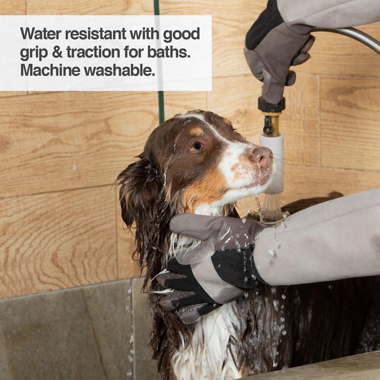 Guantes de Aseo para Mascotas PetFusion Grises 45.7x11.9 cm