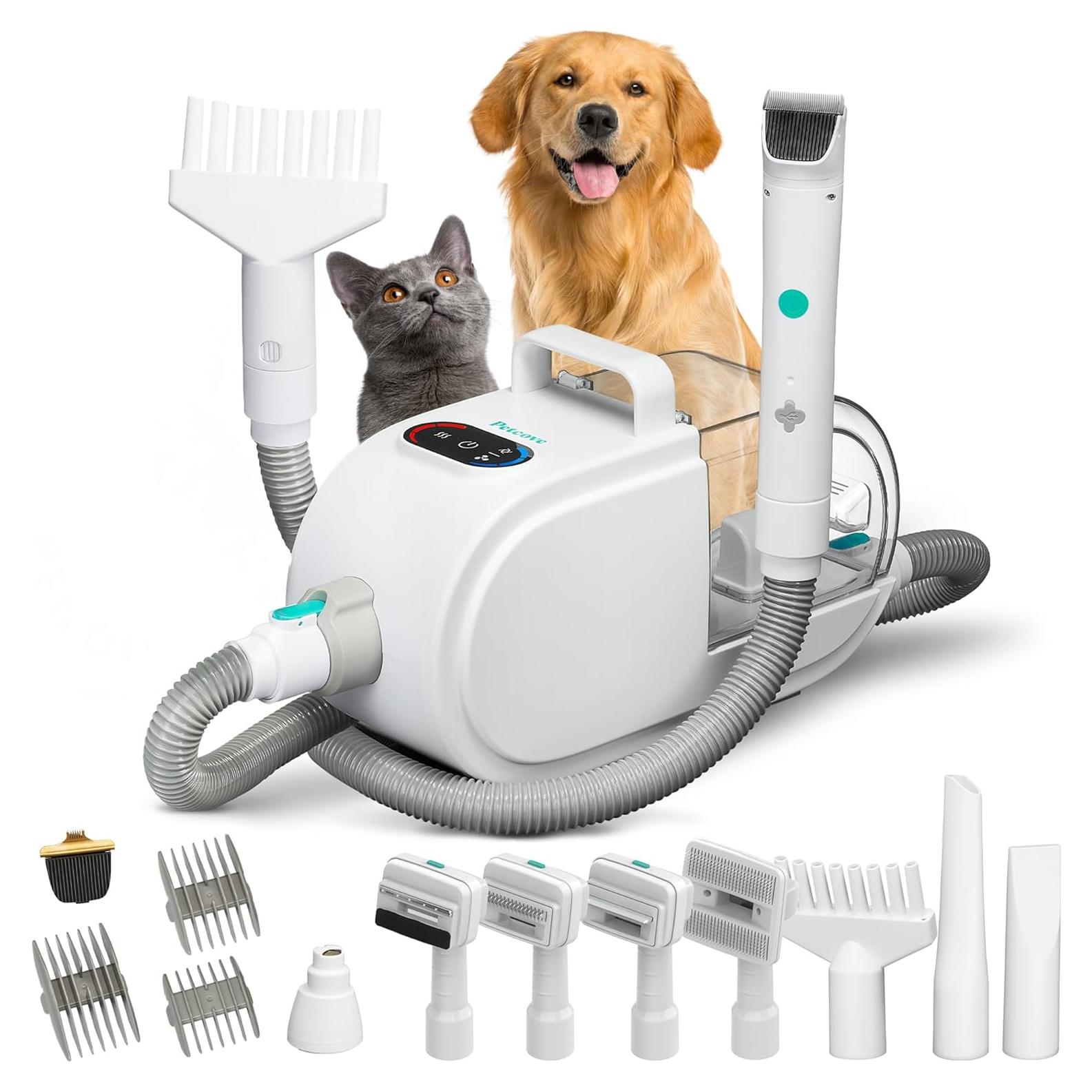 Aspiradora y Kit de Aseo 8 en 1 PetCove para Mascotas