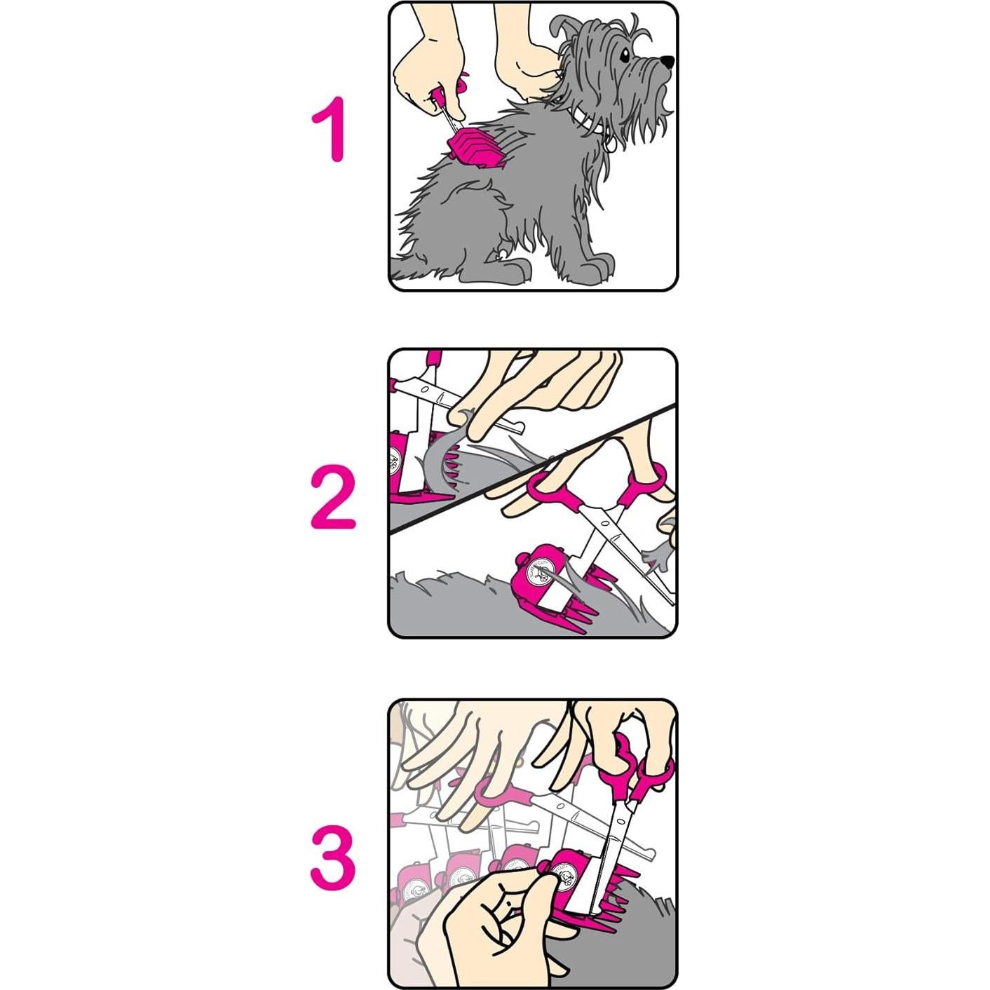 Kit de Aseo Silencioso SCAREDY CUT 16 Piezas Rosa Diestros