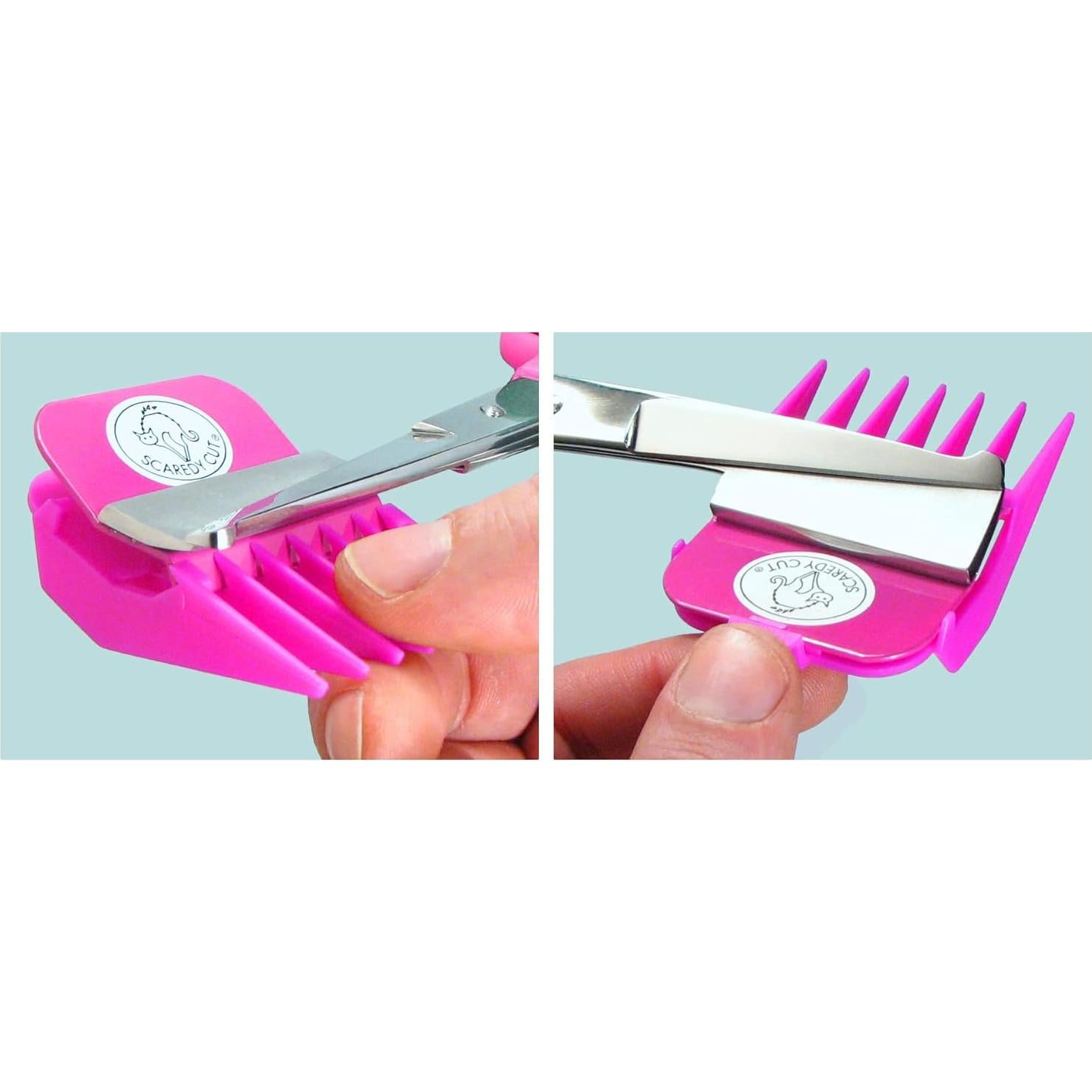 Kit de Aseo Silencioso SCAREDY CUT 16 Piezas Rosa Diestros