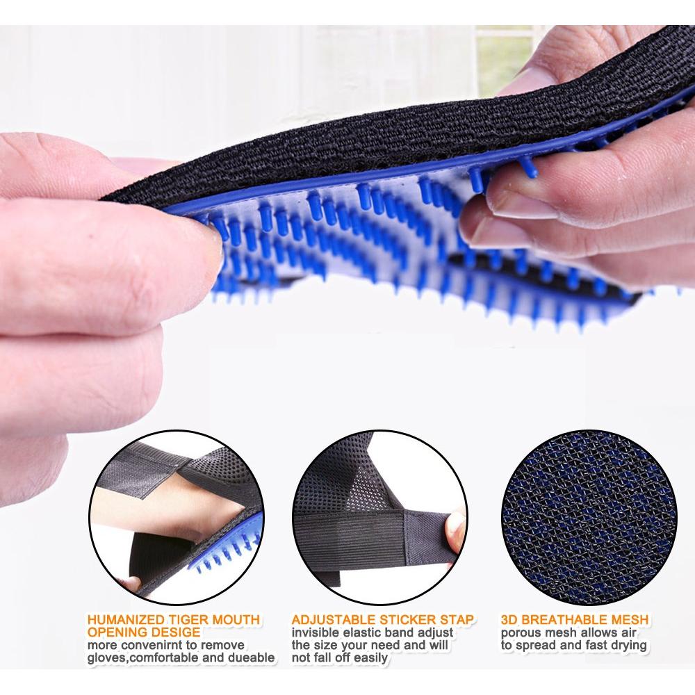 Guantes de Aseo Dooki-Be para Mascotas - Suaves y Ajustables