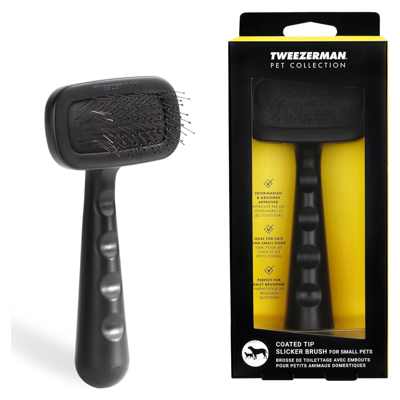 Cepillo Slicker para Perros y Gatos Tweezerman Pequeño