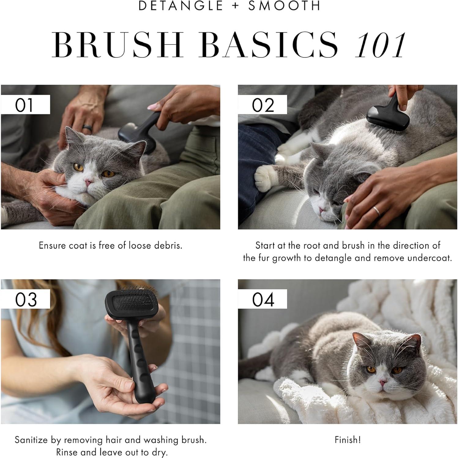 Cepillo Slicker para Perros y Gatos Tweezerman Pequeño